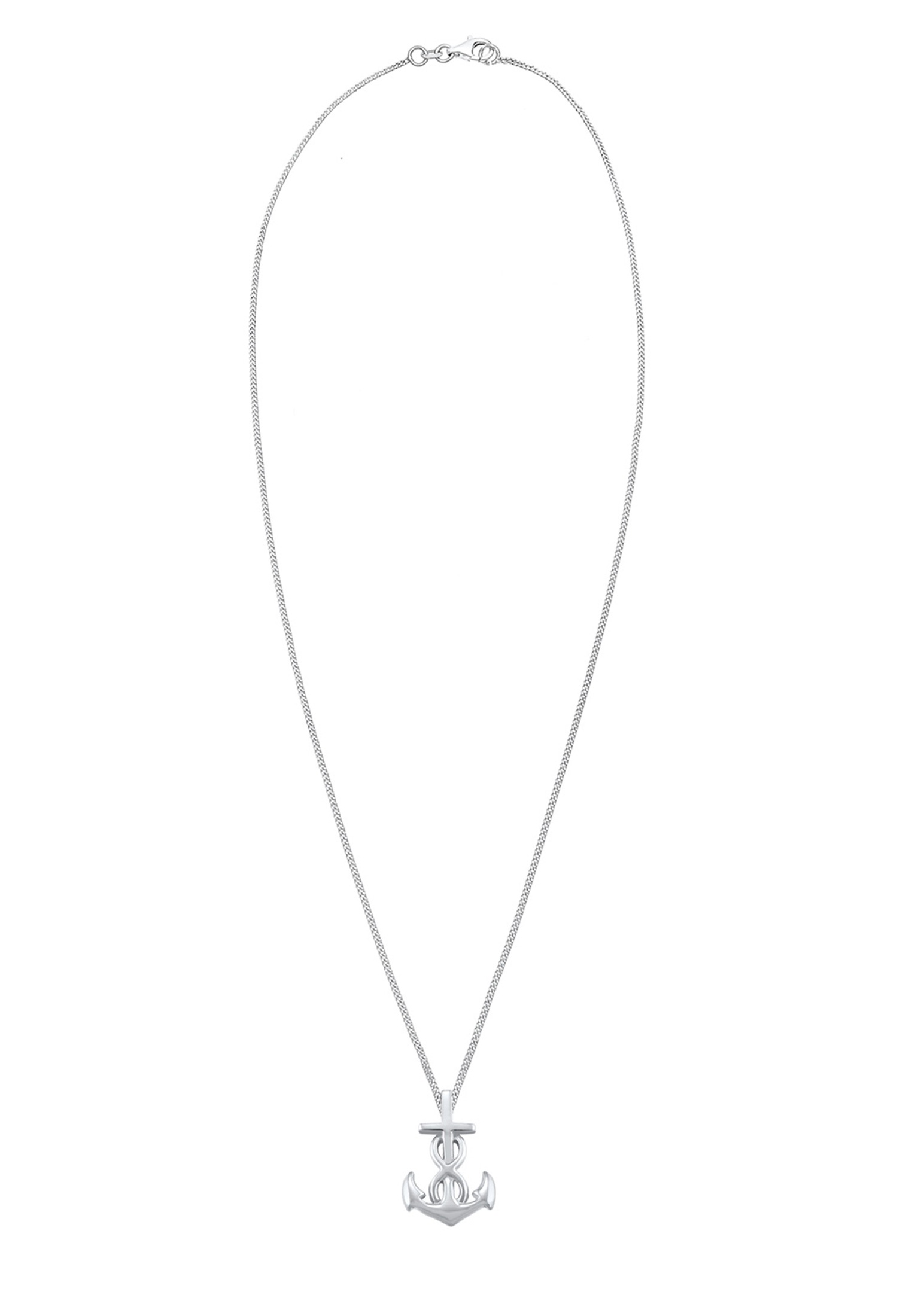 Elli Kette mit Anhänger »Halskette Anker Kreuz Infinity 925 Sterling Silber«