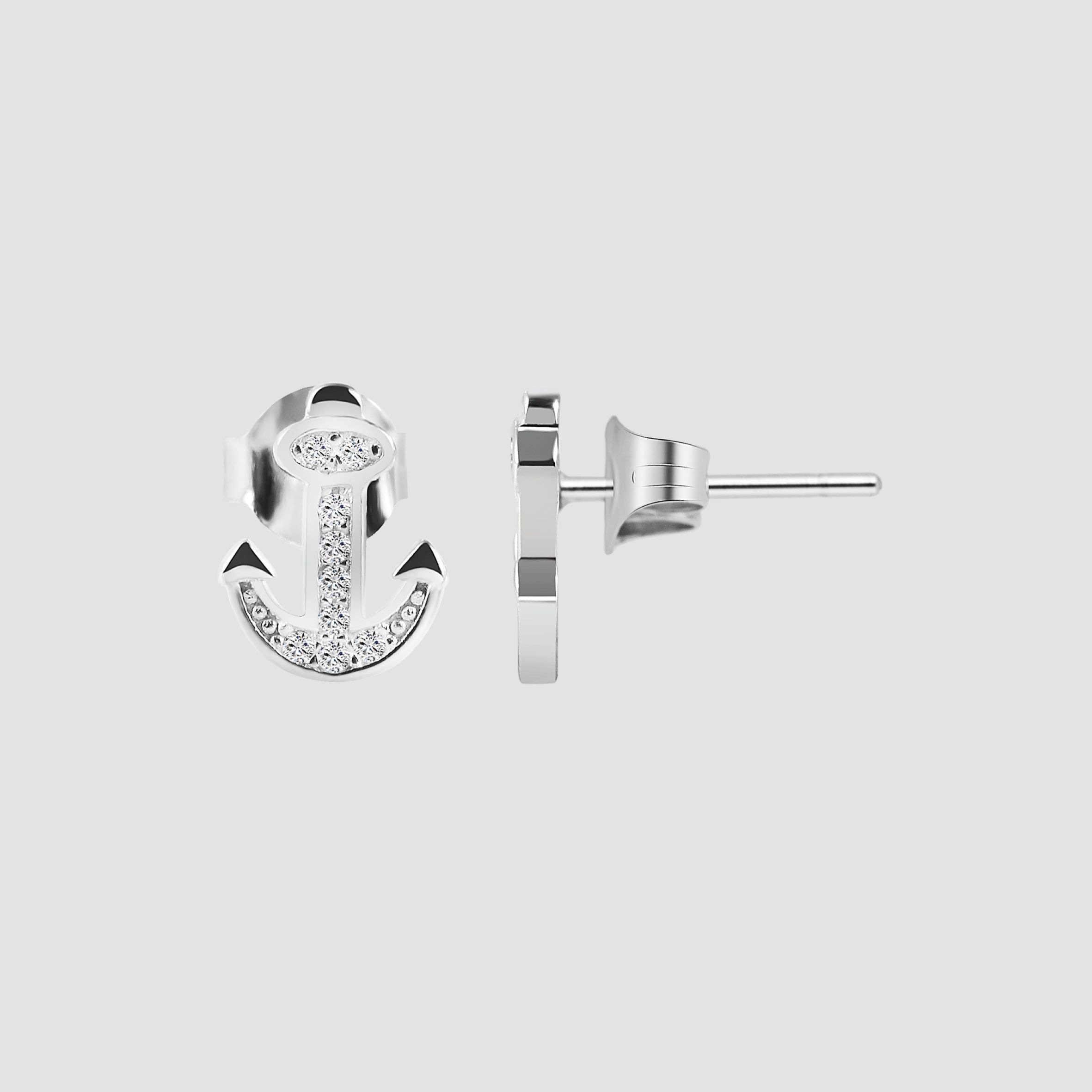 Adelia´s Paar Ohrstecker »Damen Ohrringe ¿ Ohrstecker aus 925 Silber mit Zirkonia«