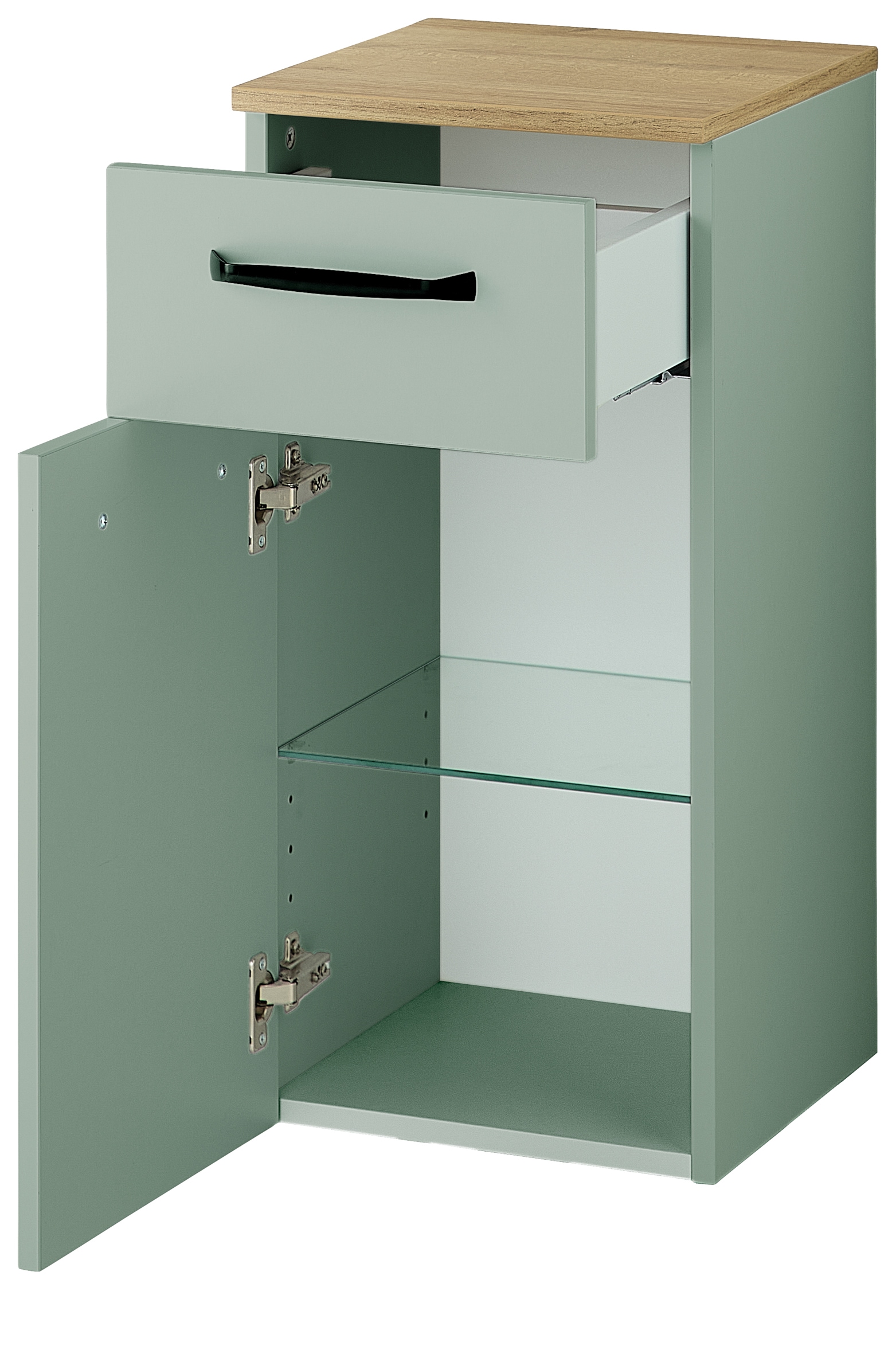 Saphir Badmöbel-Set »Quickset 500, Waschbeckenunterschrank mit Spiegel« 5 Stk. tlg.