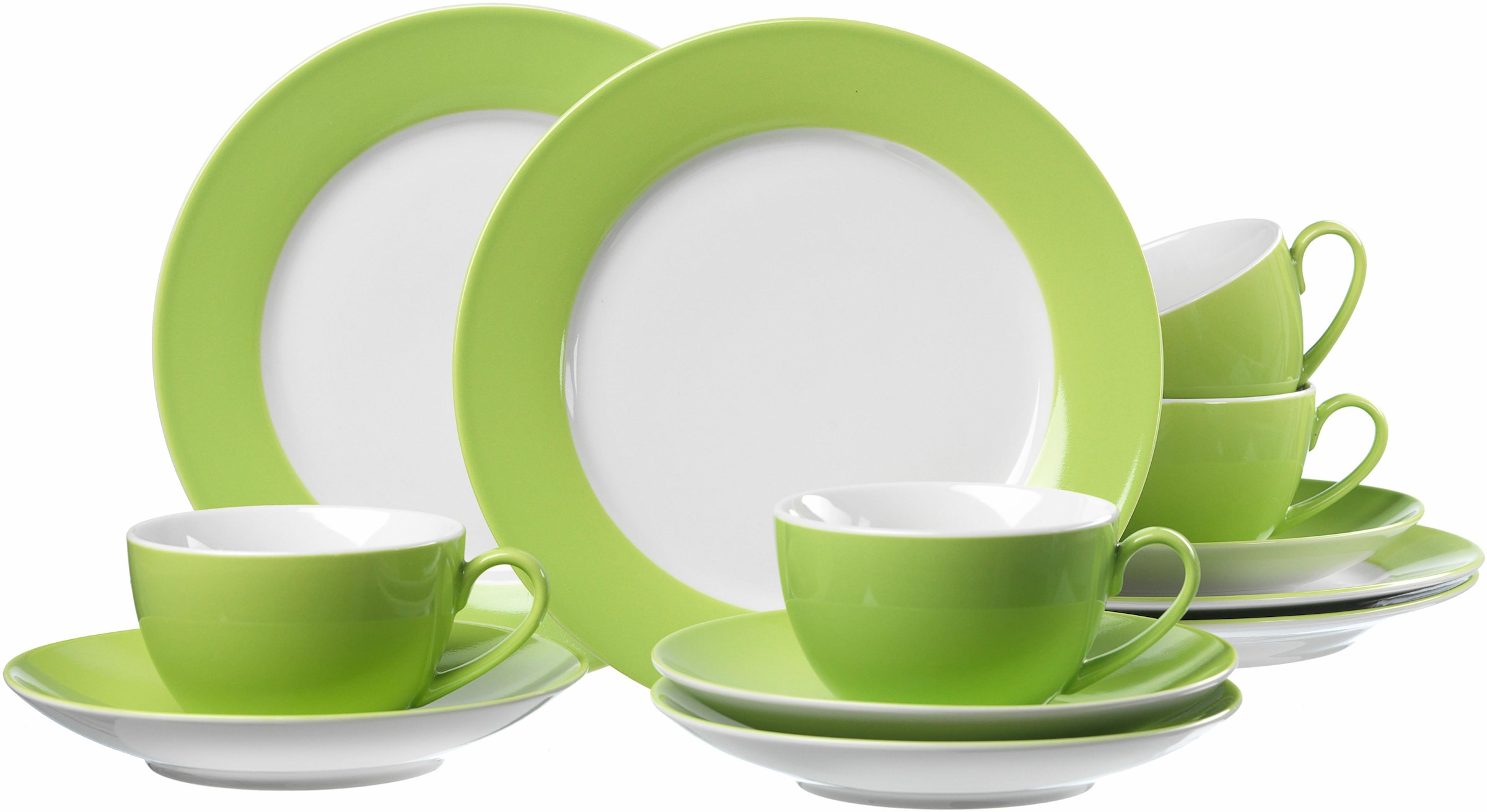 Kaffeeservice »Geschirr-Set, Service«, (Set, 12 tlg.), 12 Teile, für 4 Personen