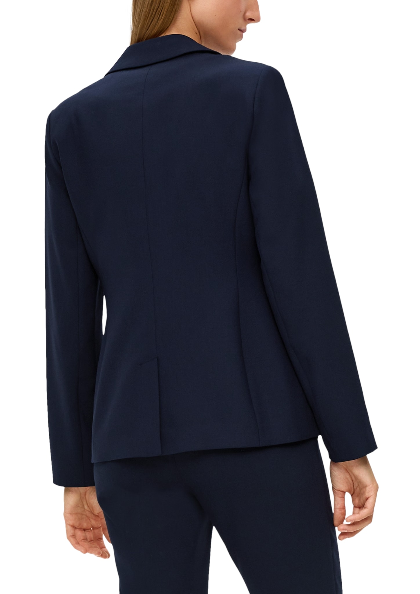 s.Oliver BLACK LABEL Kurzblazer, mit Stretch und 1-Knopf-Verschluss