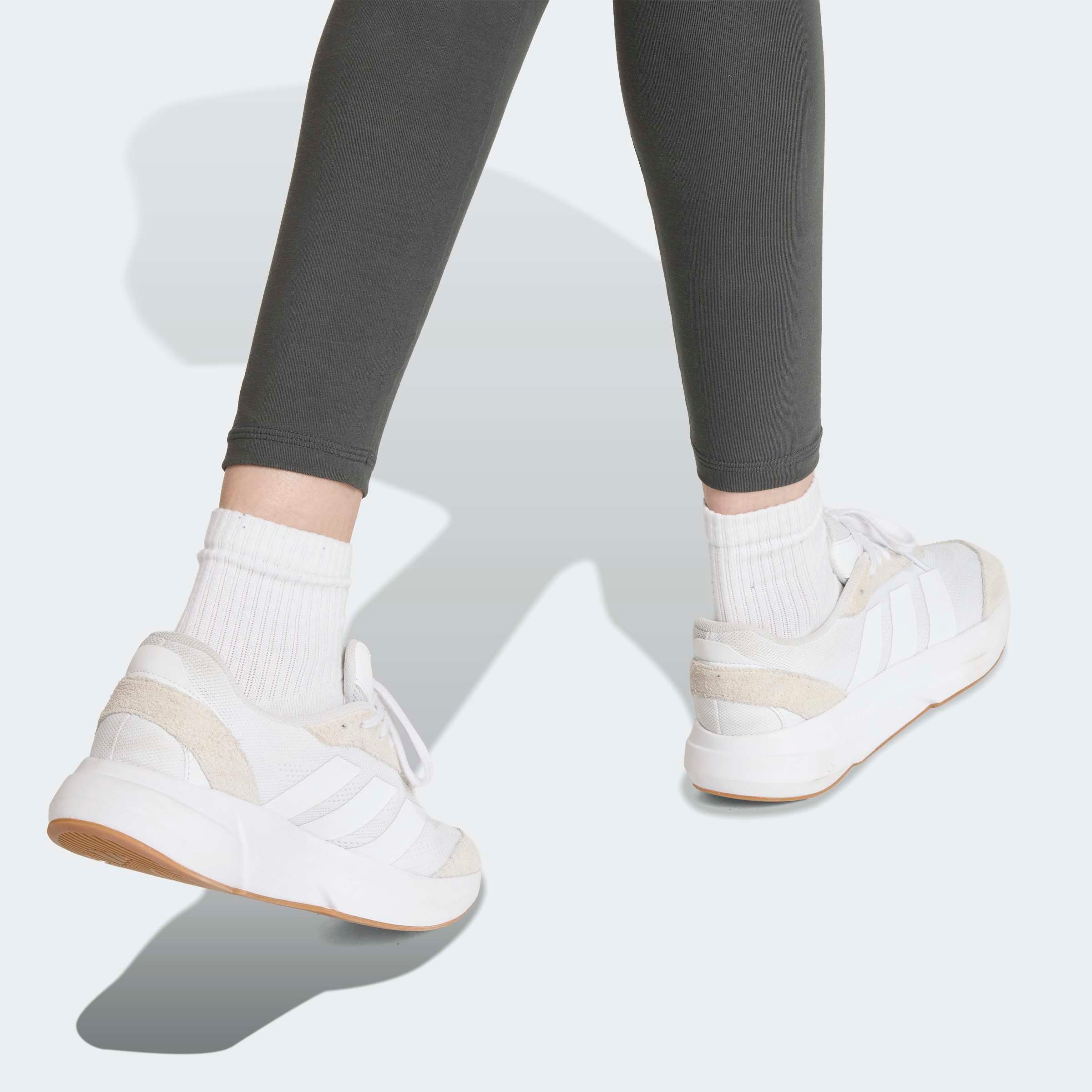 adidas Sportswear Leggings »W LIN SJ LEG«  aus Baumwollmaterial mit Stretchanteil, hoher Bund, ohne Verschluss