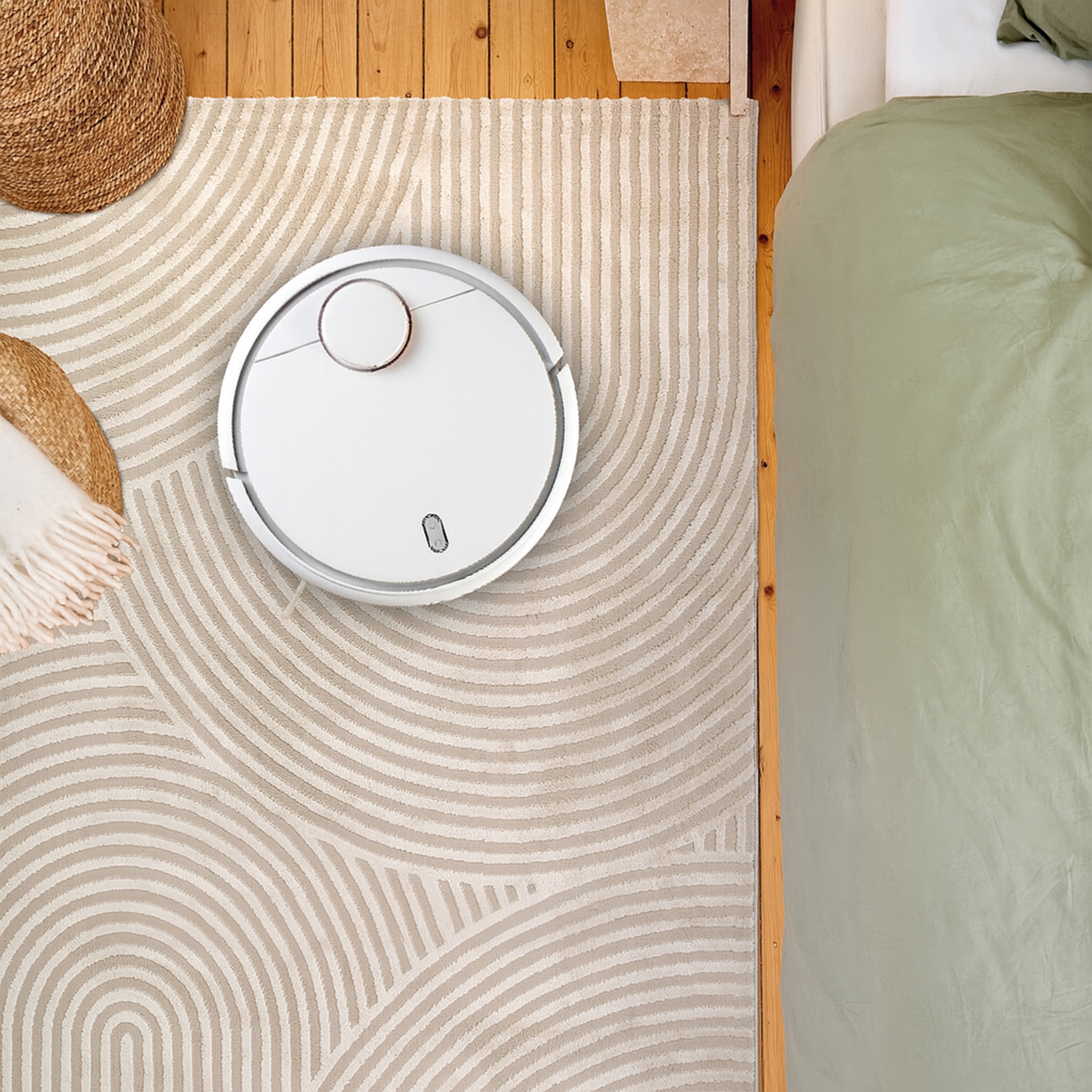 ASTRA Teppich »Jules 253« rechteckig 8 mm Höhe Hoch Tief Struktur, Kurzflor, Wohnzimmer, Schlafzimmer