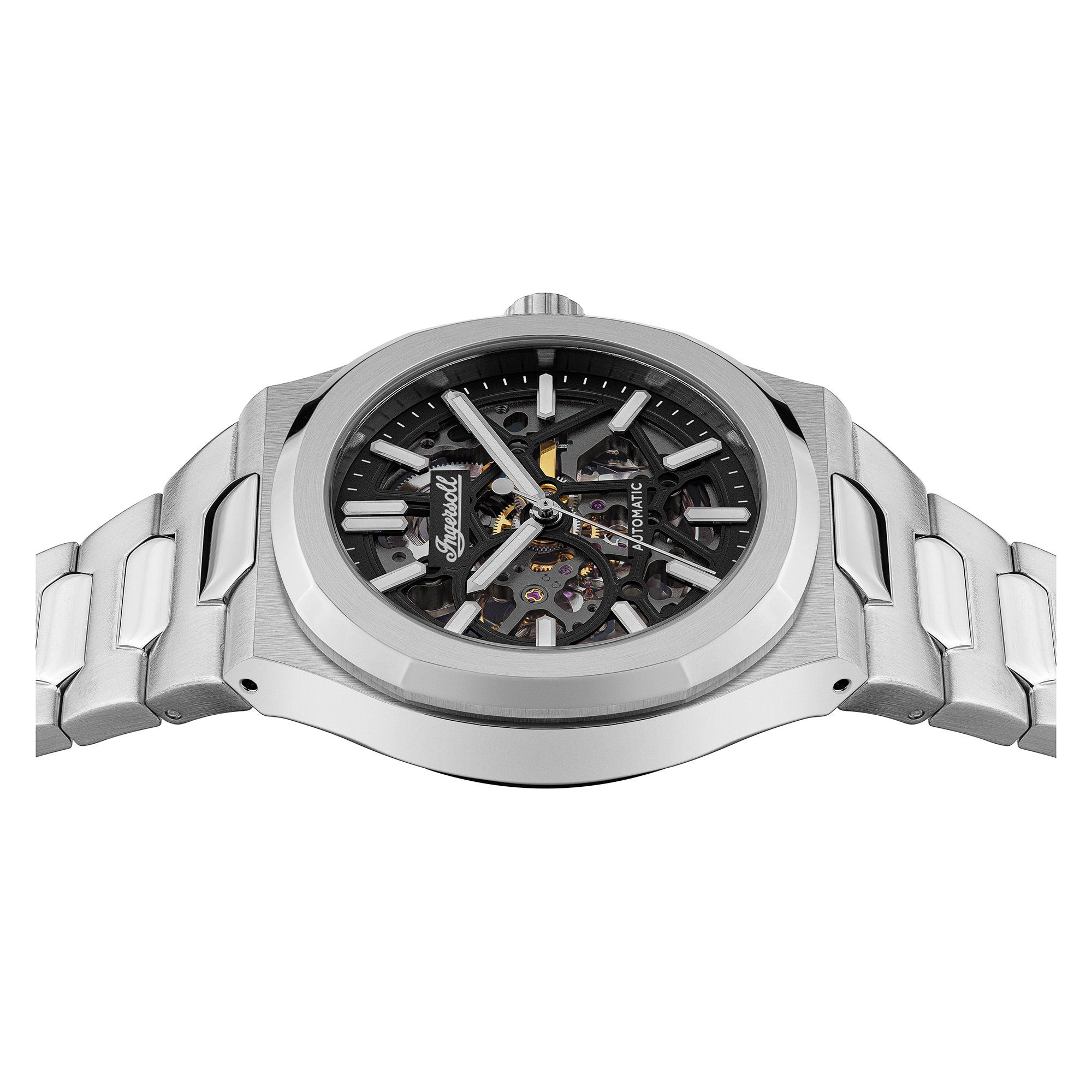 Ingersoll Automatikuhr »The Catalina« Armbanduhr, Herrenuhr, Mechanische Uhr, Edelstahlarmband, analog