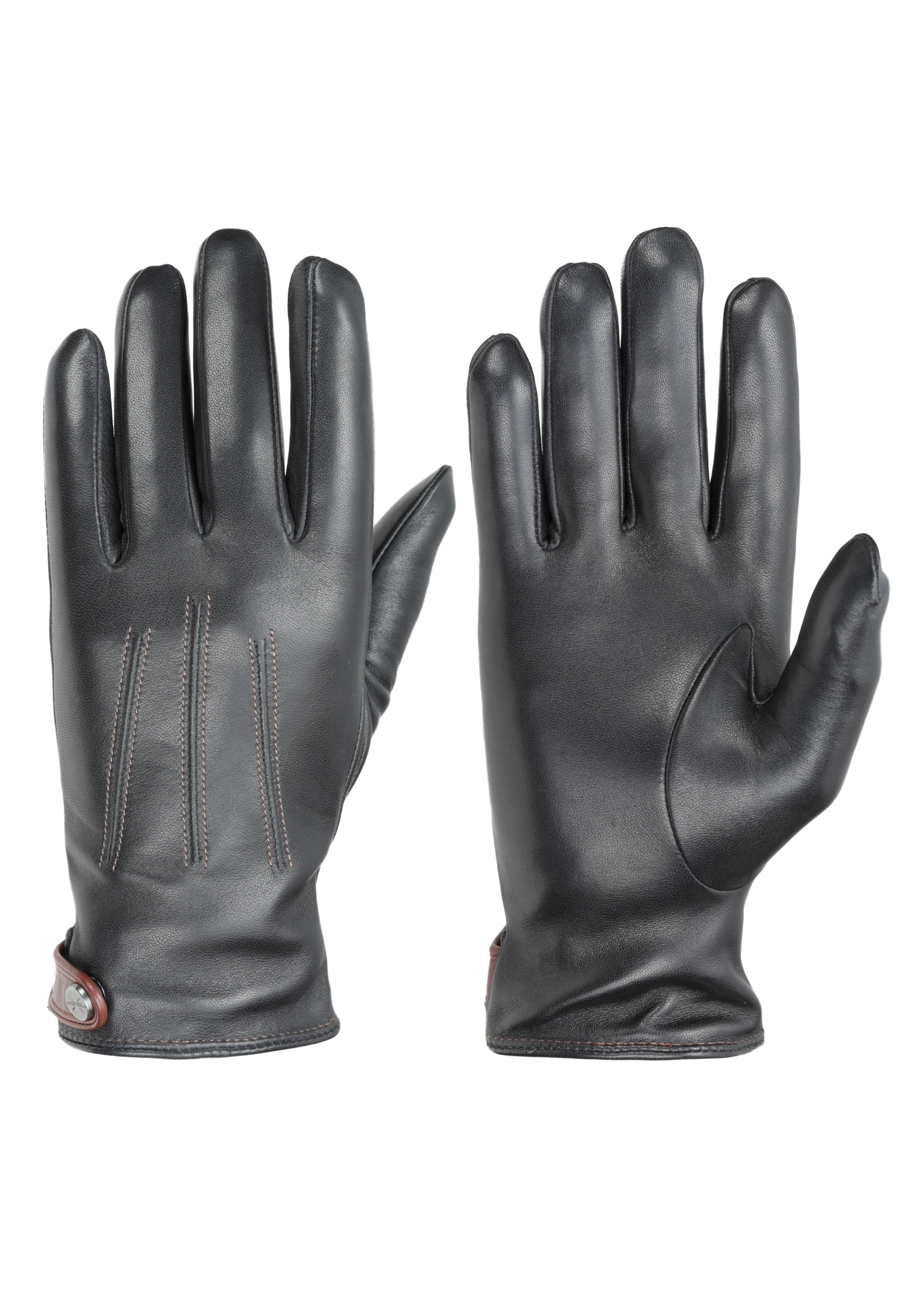 Pearlwood Herren Lederhandschuhe »TAYLOR« 1 Paar in schwarz, Größe 8,5