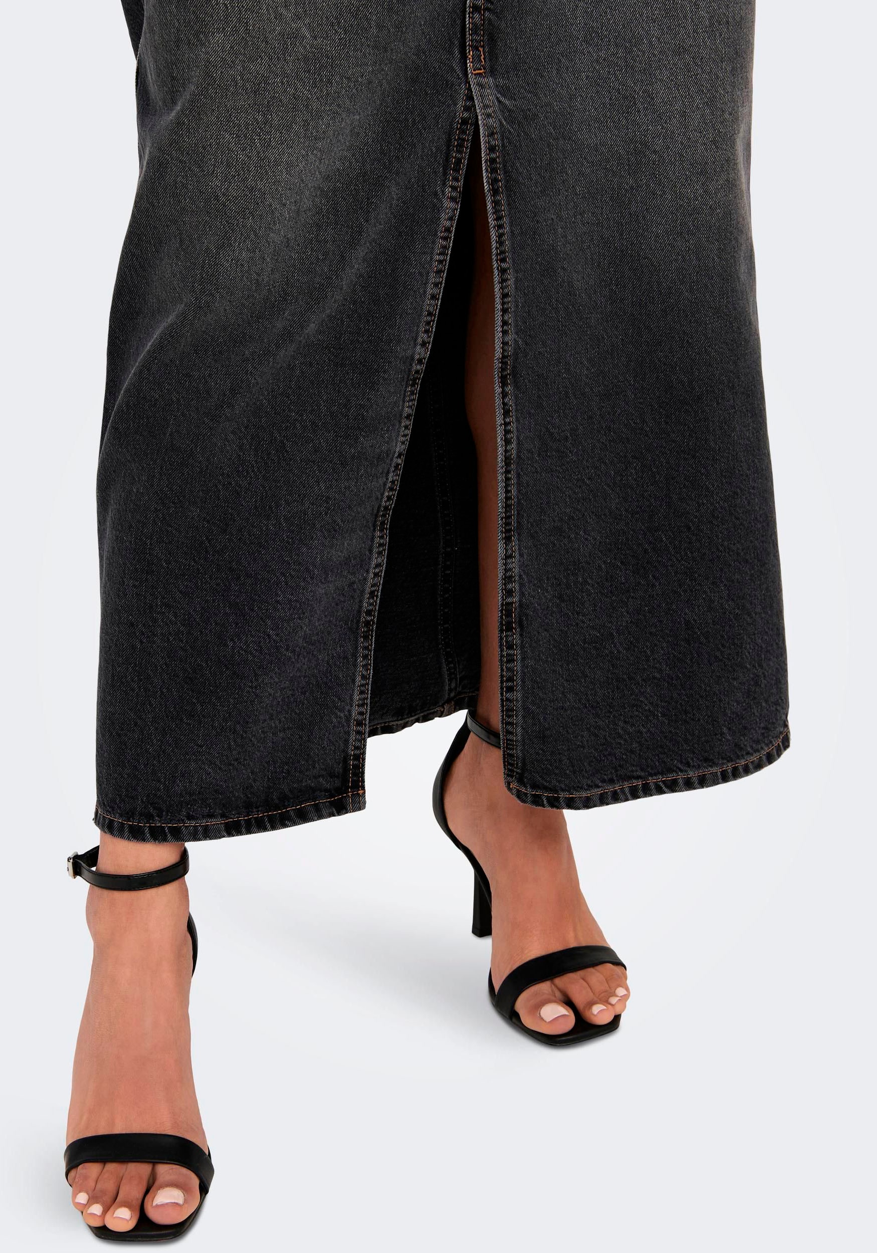 ONLY Jeansrock »ONLCILLA LONG SLIT SKIRT DNM NOOS«