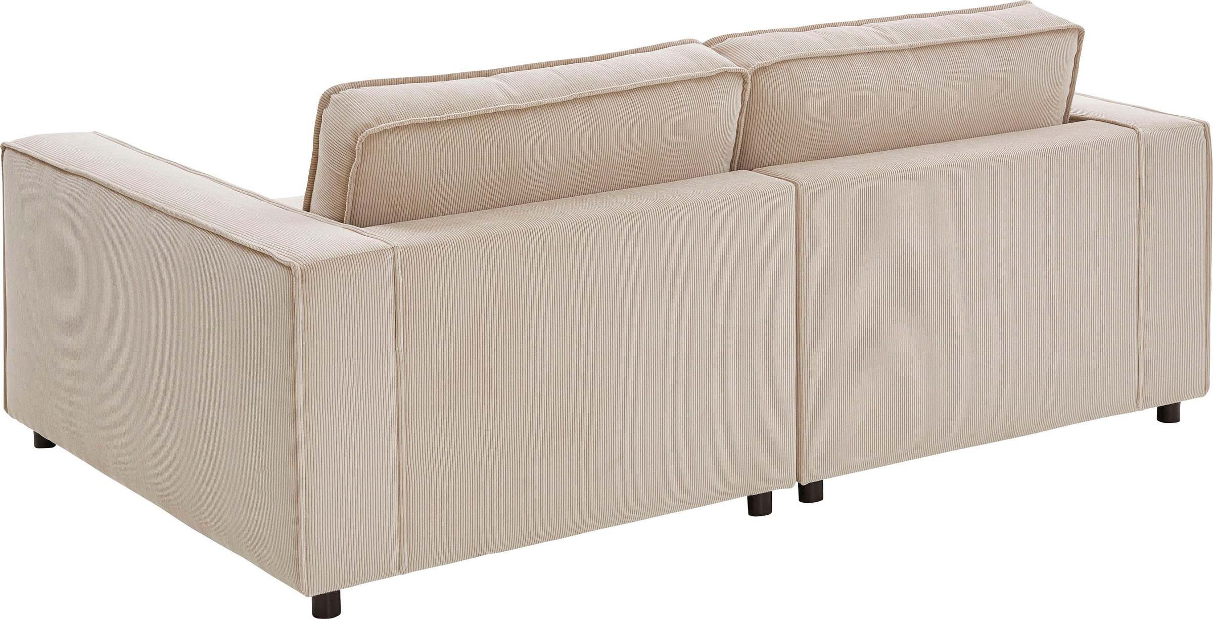 ATLANTIC home collection 2-Sitzer »Valan« XXL-Sitzfläche, mit Cord-Bezug, frei stellbar, mit Wellenunterfederung