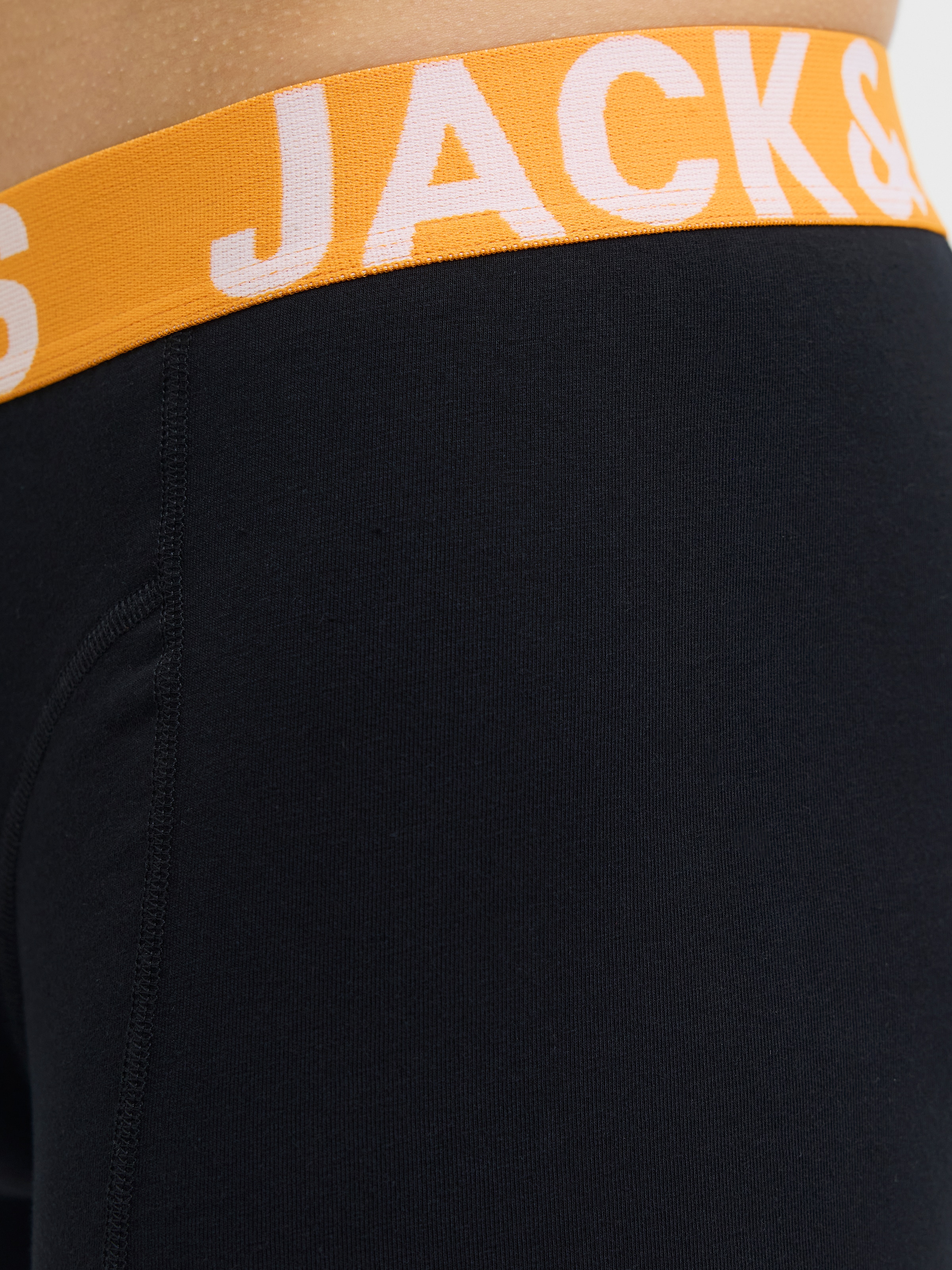 Jack & Jones Trunk »JACCONOR SOLID TRUNKS 3 PACK NOOS« Packung, 3 Stk. Baumwollmischung, elastischer Bund