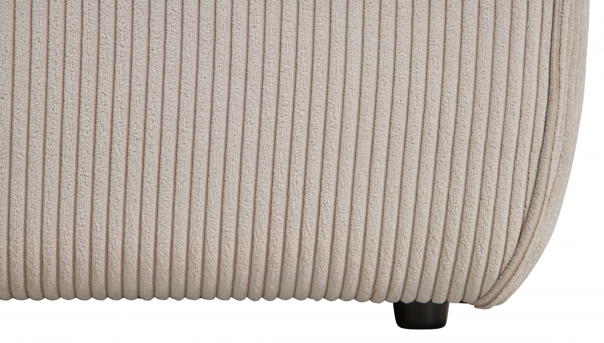 andas Ecksofa »Noord«, mit Kedernaht, Breite 227 cm, Cord, Struktur