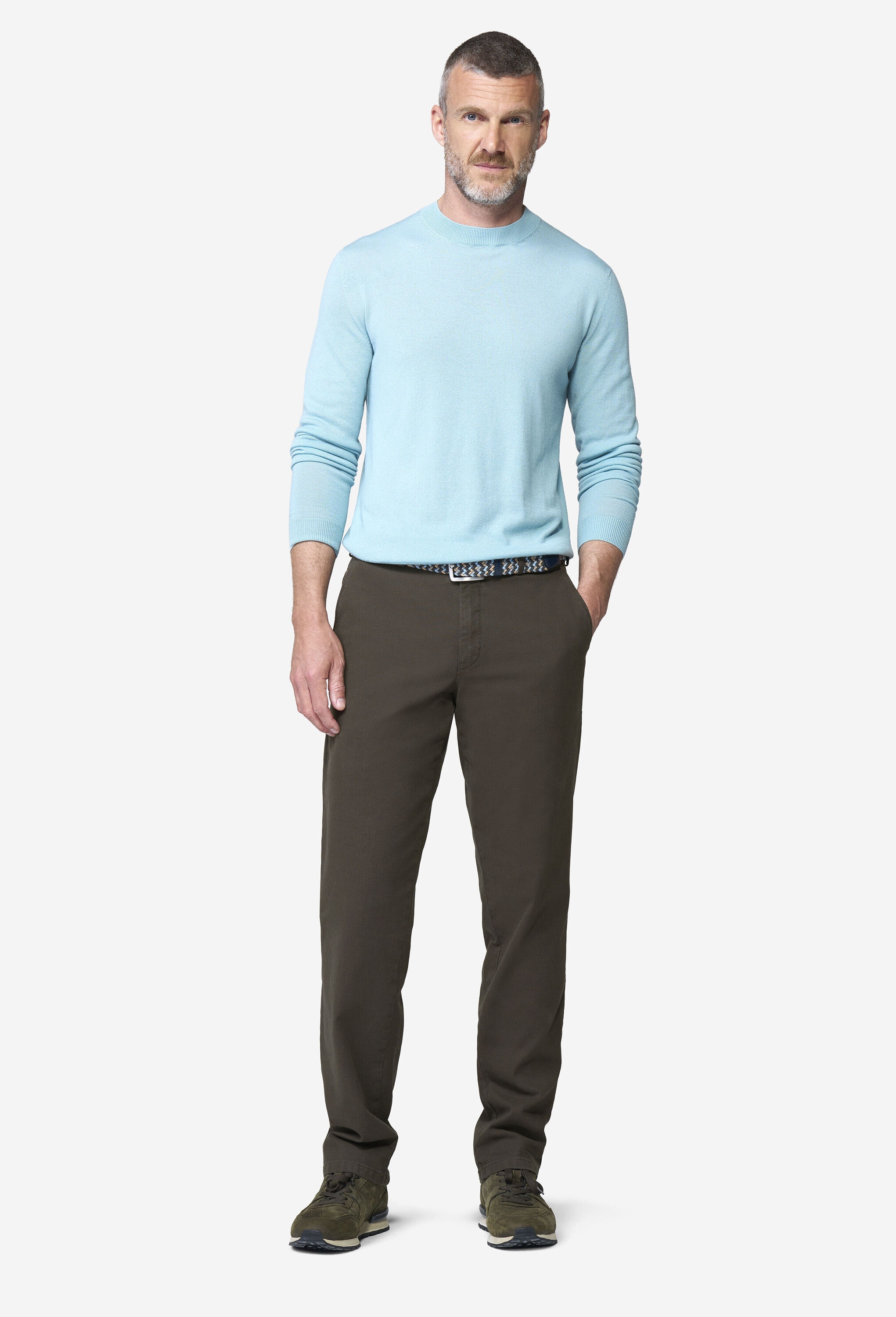 MEYER Chinohose »Roma 2-5628«  raffiniert eingearbeitete Micro Structure