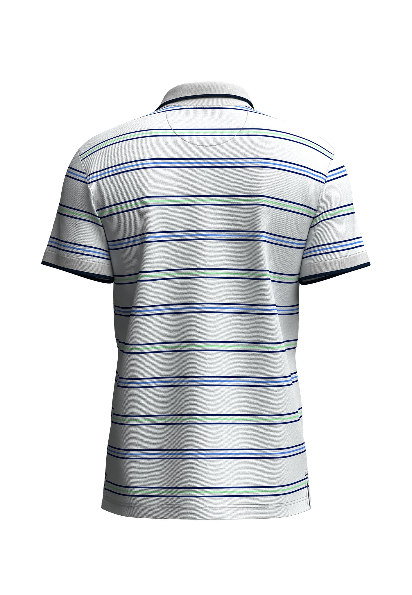 FYNCH-HATTON Poloshirt, gestreift, mit Logo-stickerei