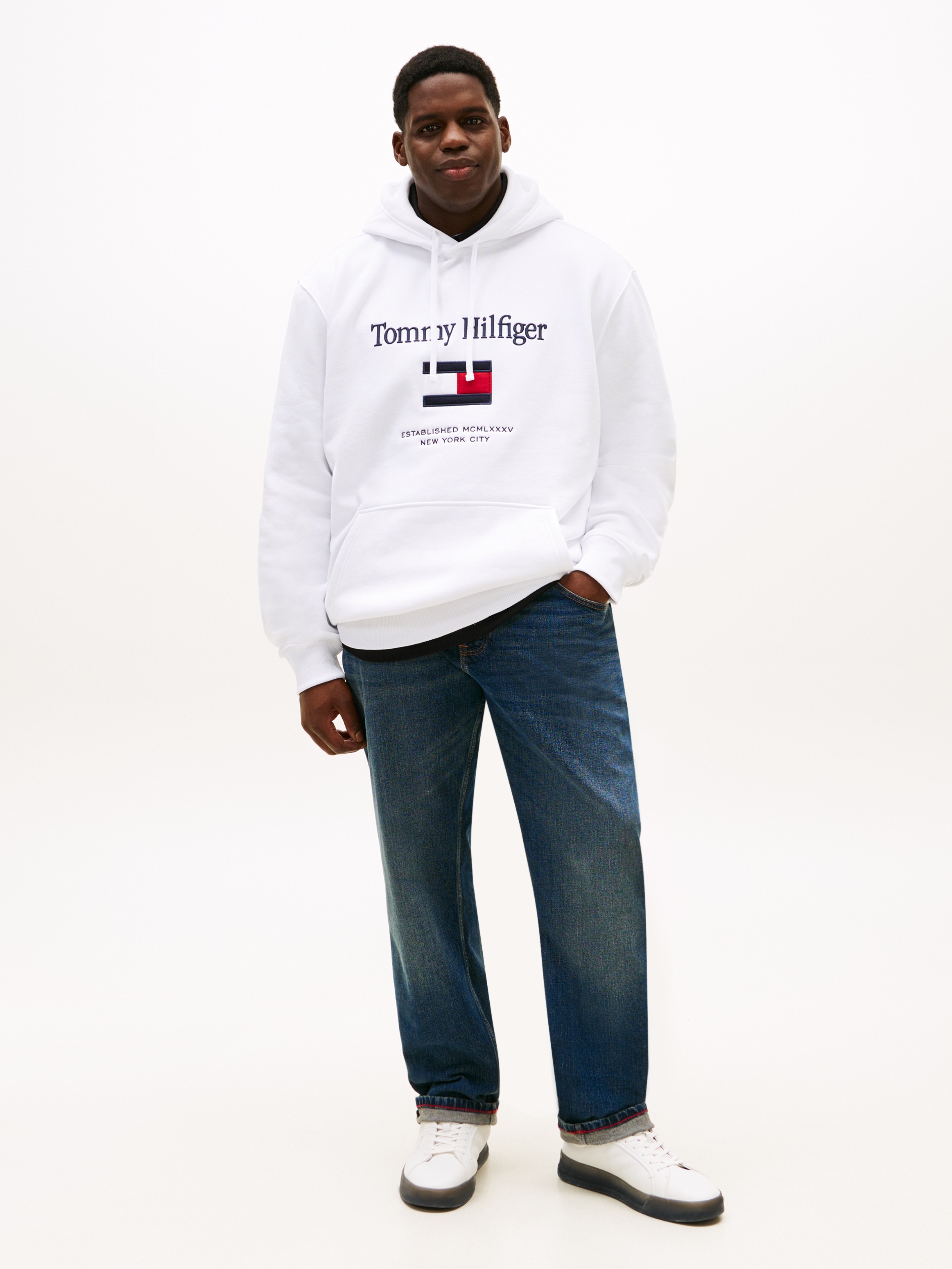 Tommy Hilfiger Big & Tall Hoodie »BT-TOMMY EMBRO FLAG«, Große Größen
