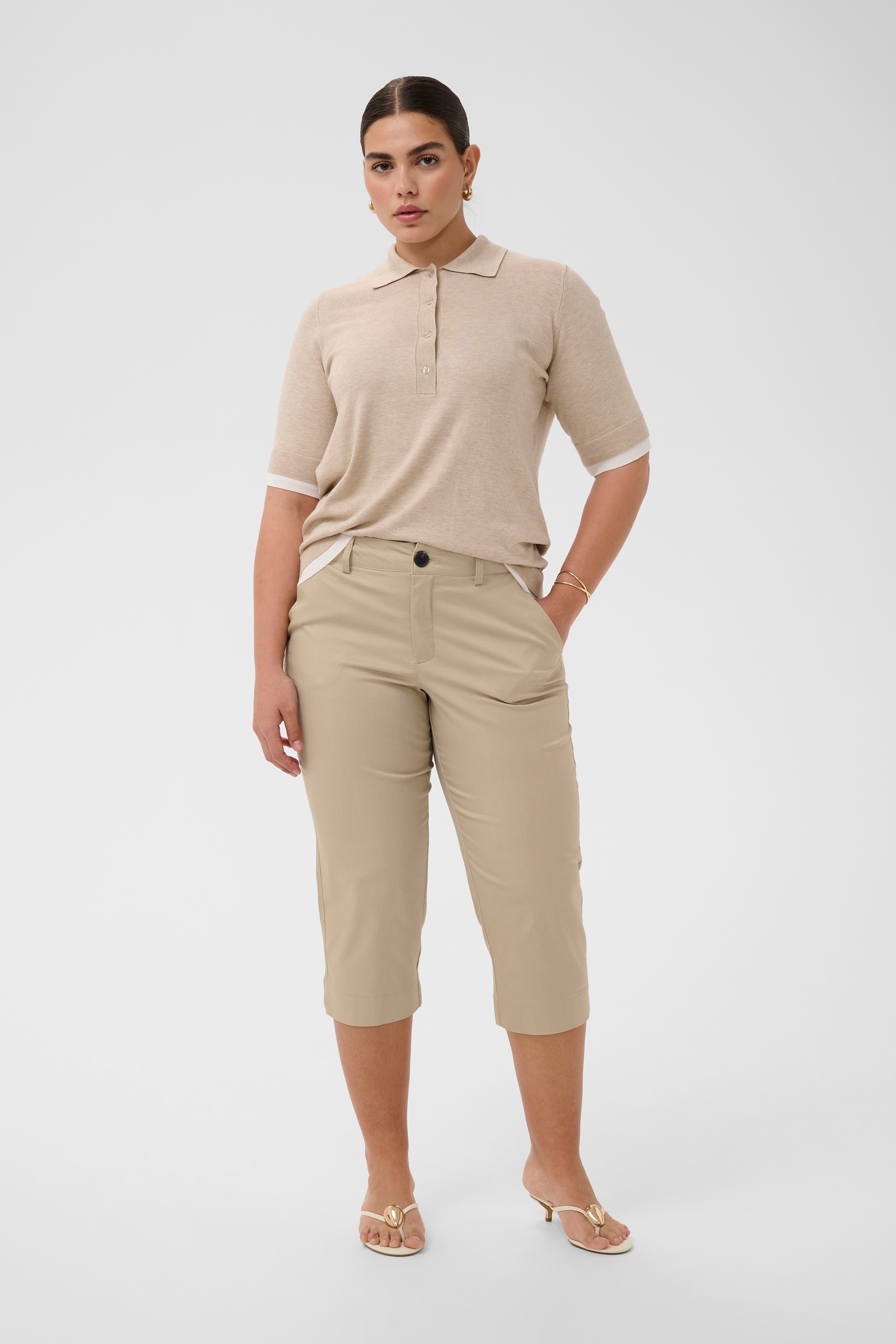 KAFFE Curve Marlene-Hose »Damen Hose KCleana«