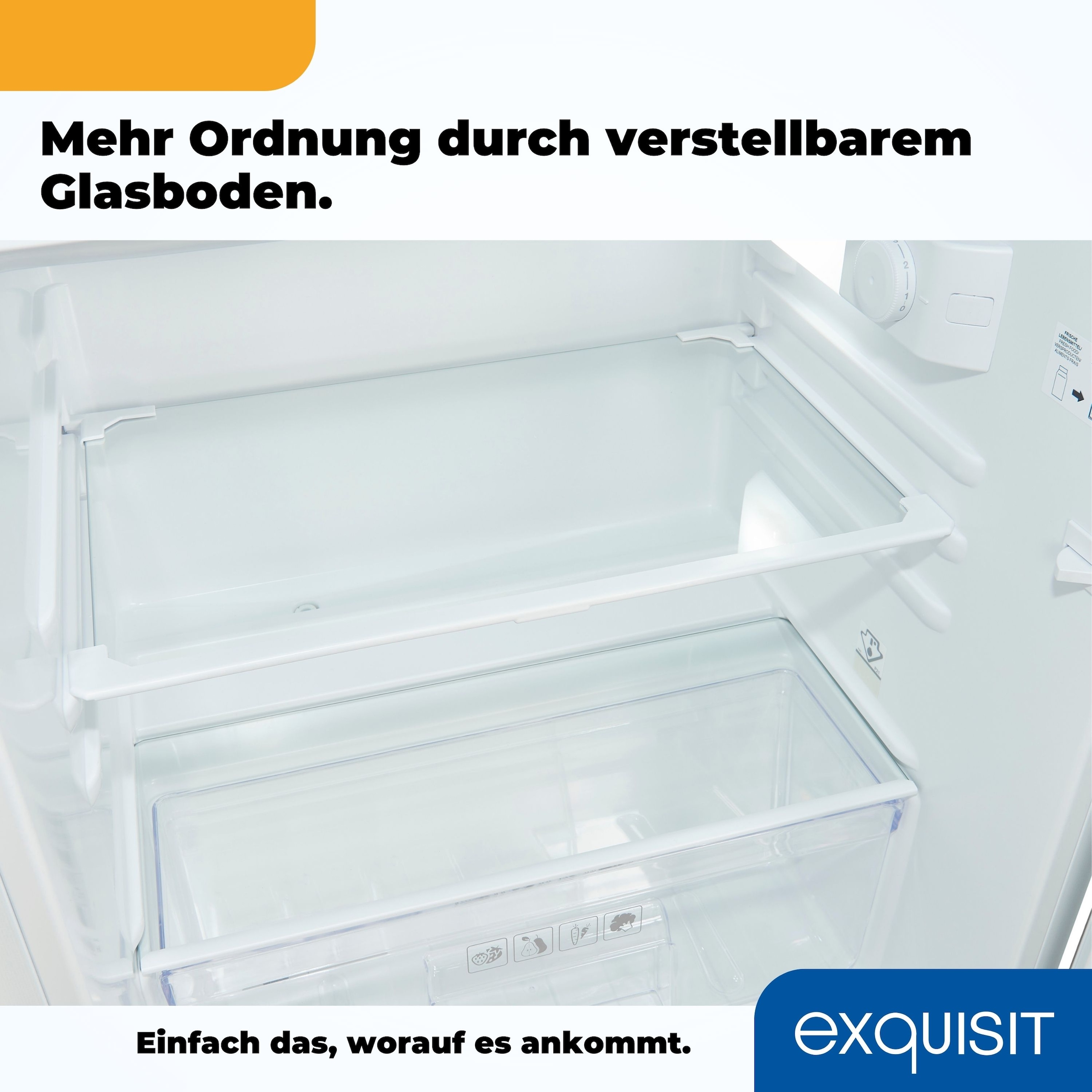 exquisit Einbaukühlschrank »EKS131-4-E-040E«