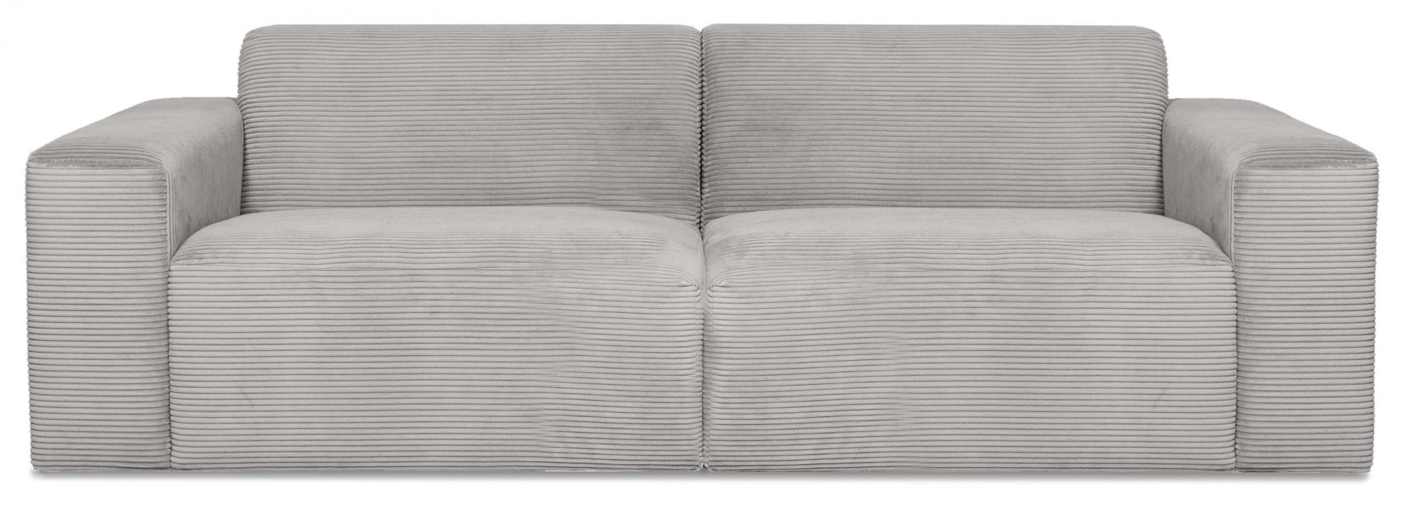 INOSIGN 3-Sitzer »Koa, 228 cm, Modulsofa in Webstoff, Cord, Struktur«, Designsofa, weicher Lounge-Sitzkomfort, Welleunterfederung, bodentief