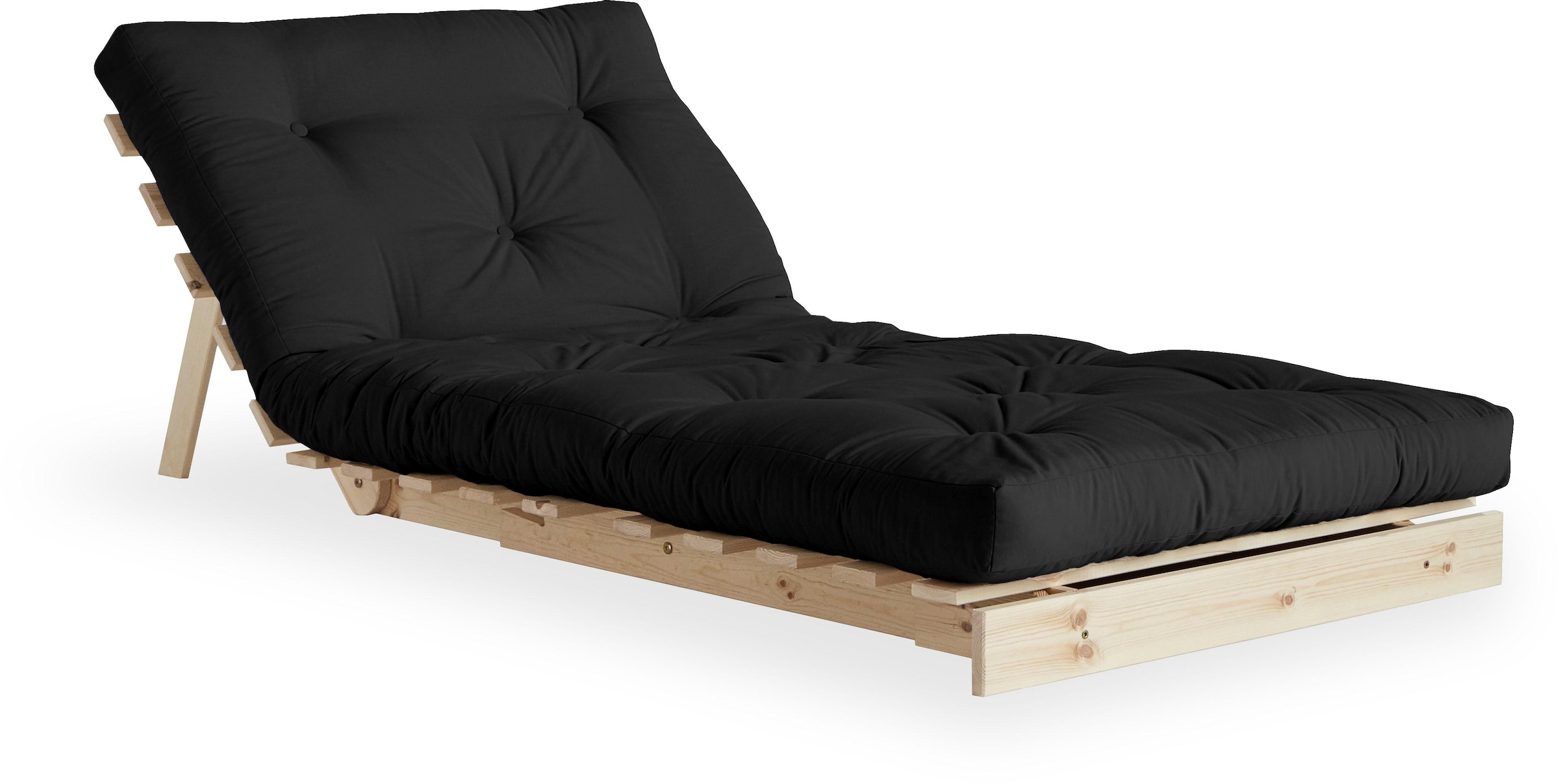Karup Design Schlafsofa »Roots 90 Schlafsofa, Gästebett, Sofa mit Futonmatratze«, Inkl. Futonmatratze, Liegefläche 90x200 cm, FSC® zertifizierte Kiefer
