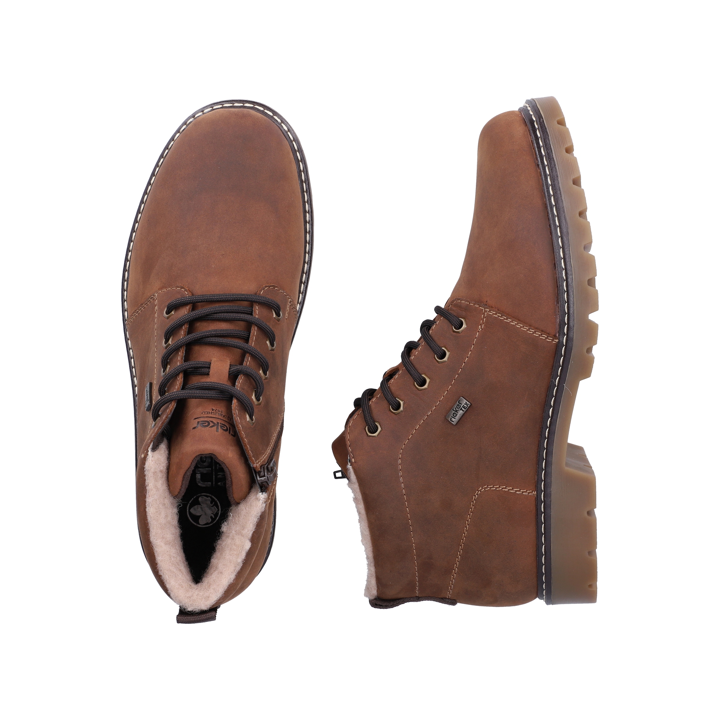 Rieker Winterboots »FIBER-GRIP«  Winterstiefelette mit wasserabweisender riekerTEX-Membran