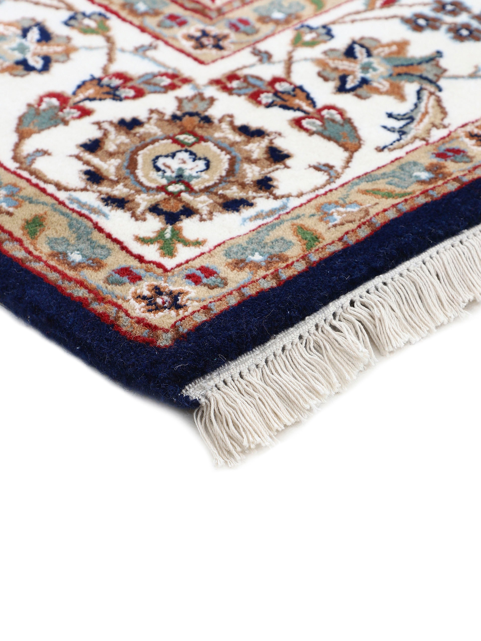 Woven Arts Läufer »Orientteppich Nain«, rechteckig, 15 mm Höhe, handgeknüpft, Wohnzimmer, reine Wolle