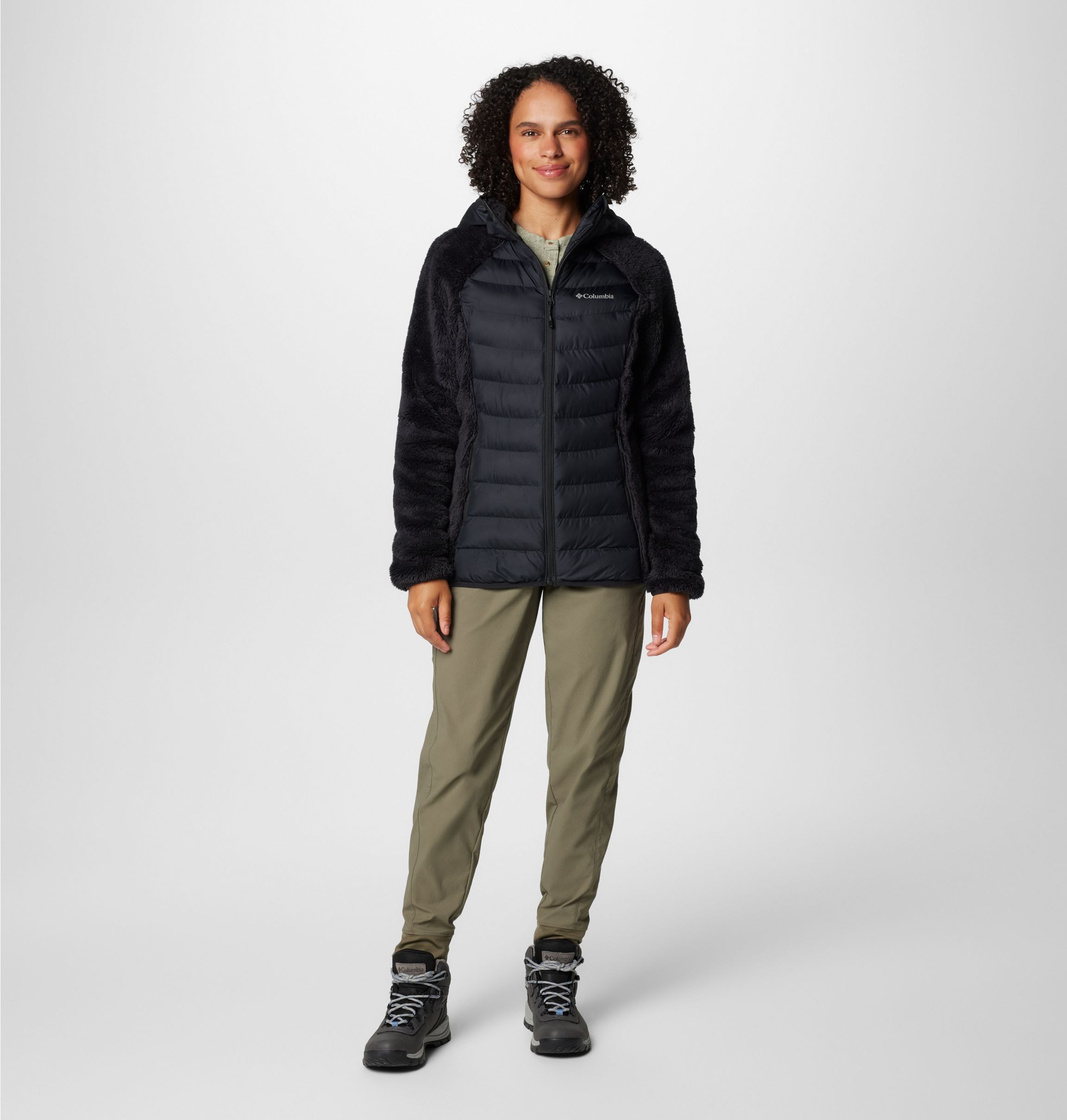 Columbia Hybridjacke »Powder Lite™ II Sherpa Hybrid Jacket«, mit Kapuze