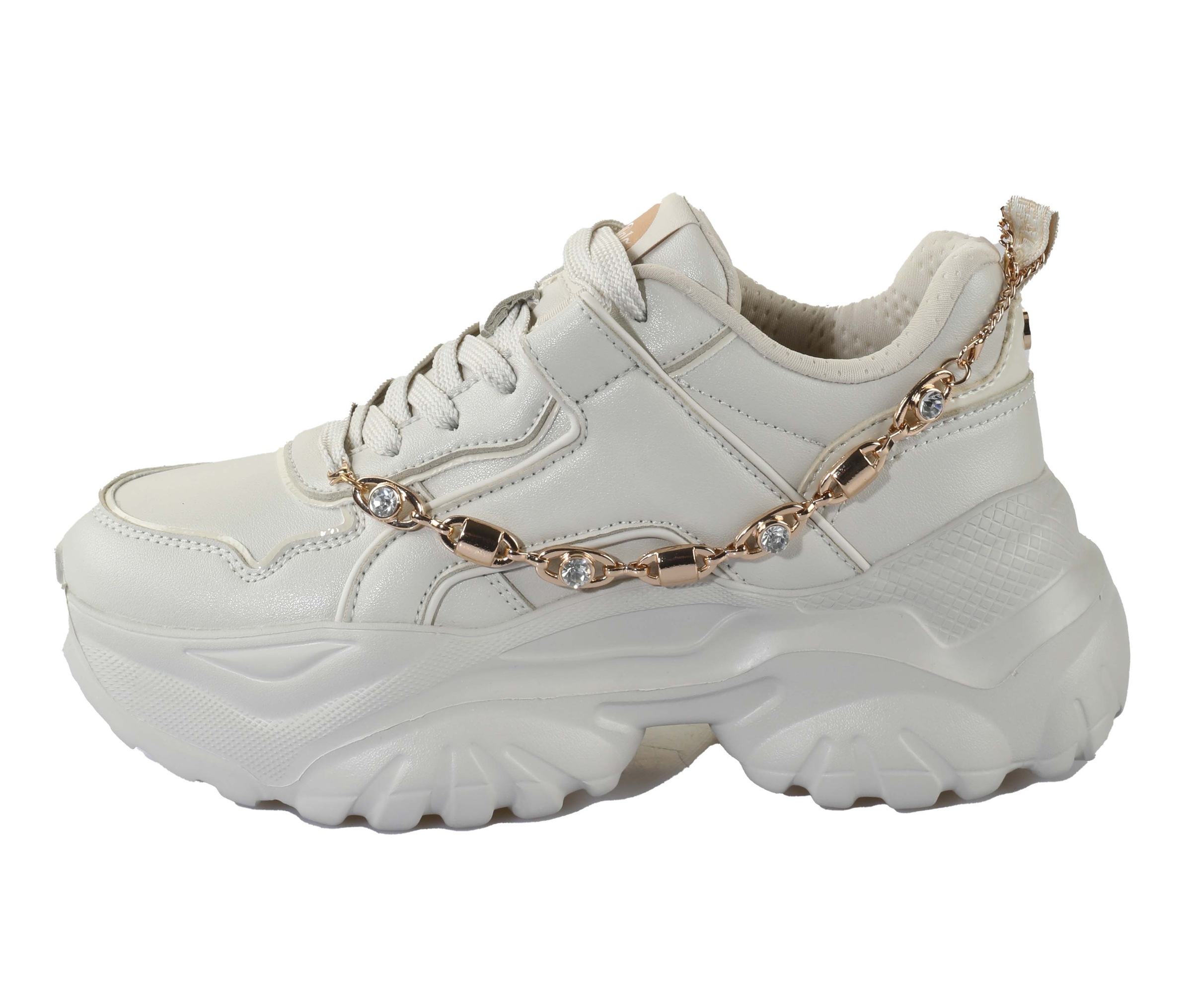 Buffalo Plateausneaker »BLISS CHIN«, Chunky Sneaker, Freizeitschuh mit angesagter Zierkette