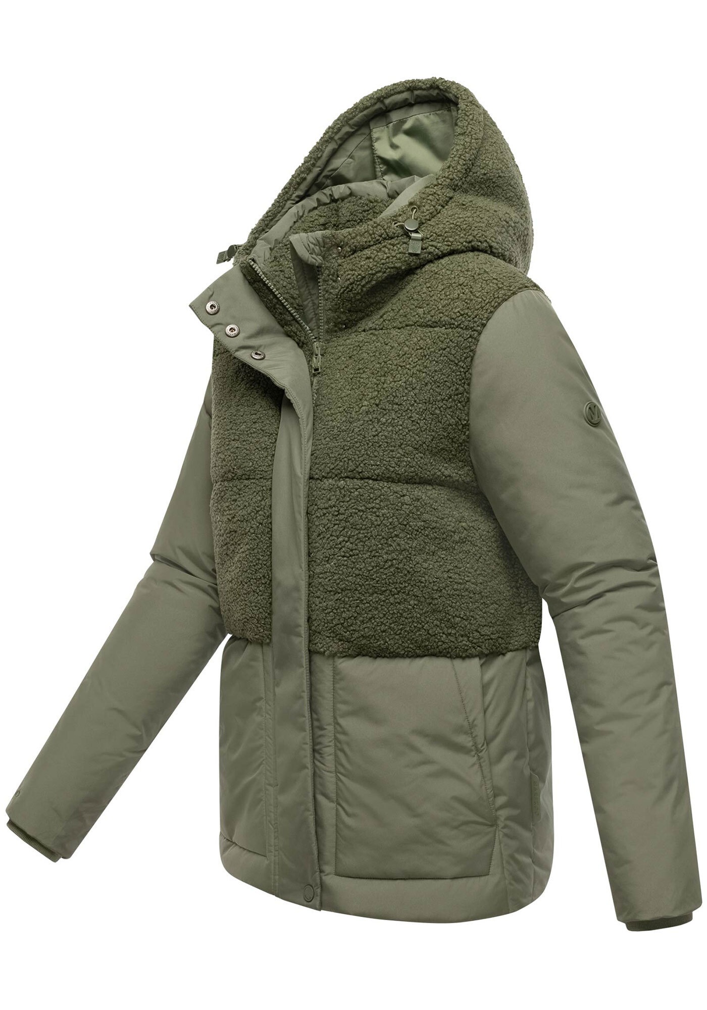Marikoo Winterjacke »Marikoo Sheeta Damen Herbst Winter Teddyfell Jacke gefüttert N095«