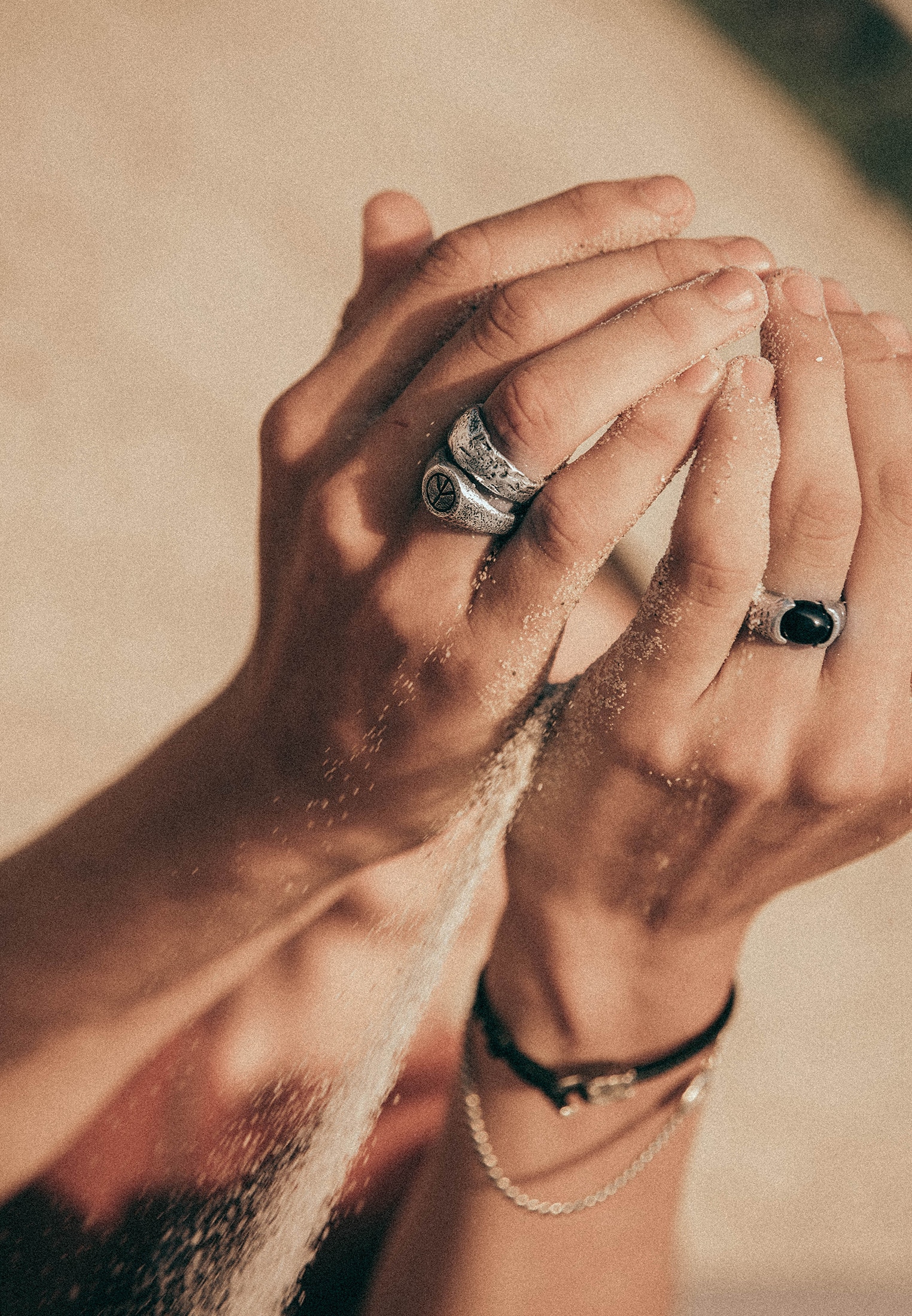 HAZE & GLORY Fingerring »Ring Bandring - Secret Spot 925 Silber«