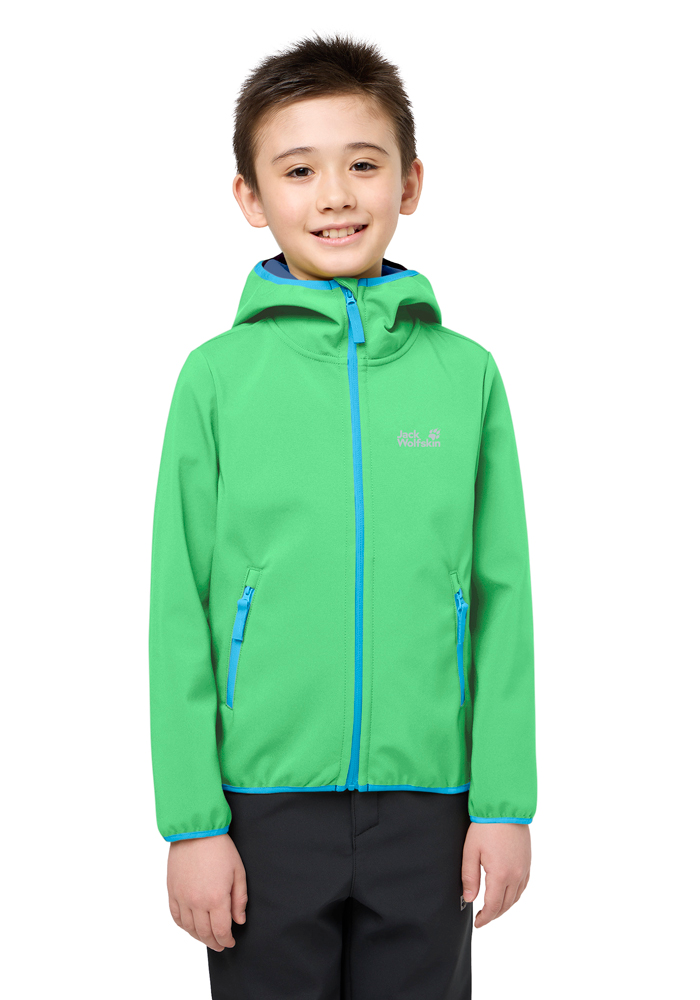 Jack Wolfskin Softshelljacke »FOURWINDS JACKET KIDS« mit Kapuze