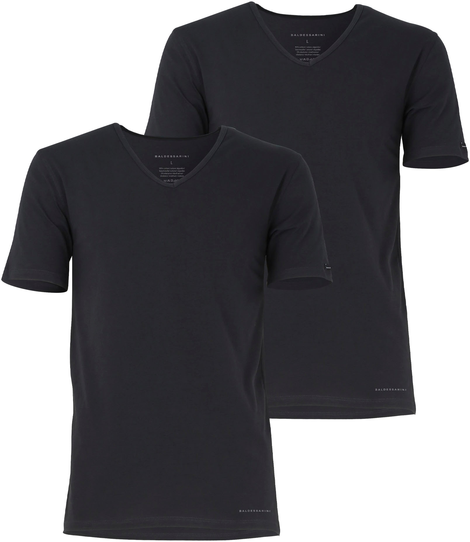 Unterhemd »Shirt, 1/2, V-Ausschnitt«, (Packung, 2 St., 2 Tlg.), mit kurzem Arm
