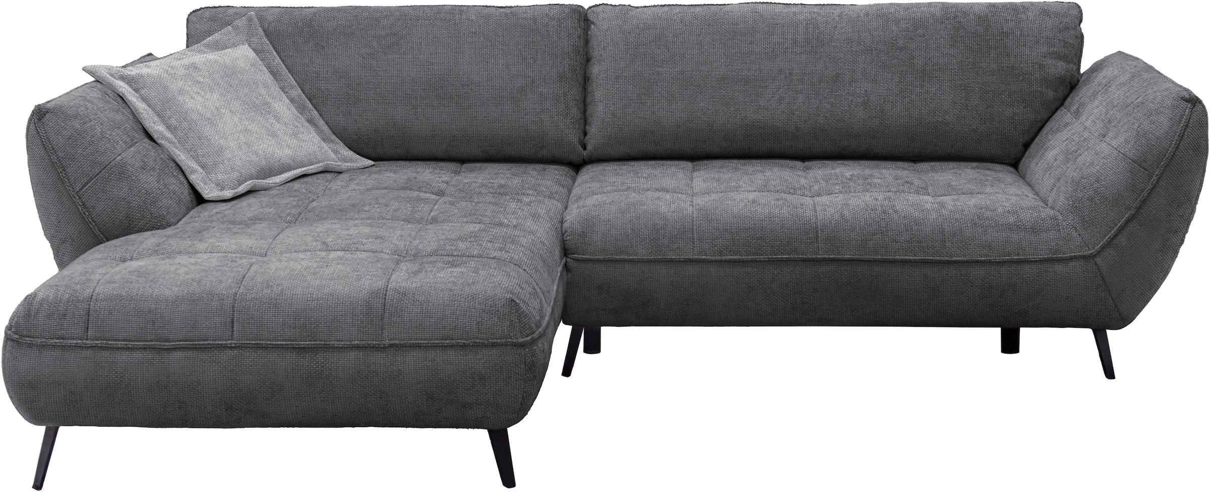 exxpo - sofa fashion Ecksofa »Samoa, bequem und modern, mit Easy-Lift-Bettfunktion, L-Form«, Ecksofa Samoa, inkl. Bettfunktion, Bettkasten und Rückenkissen