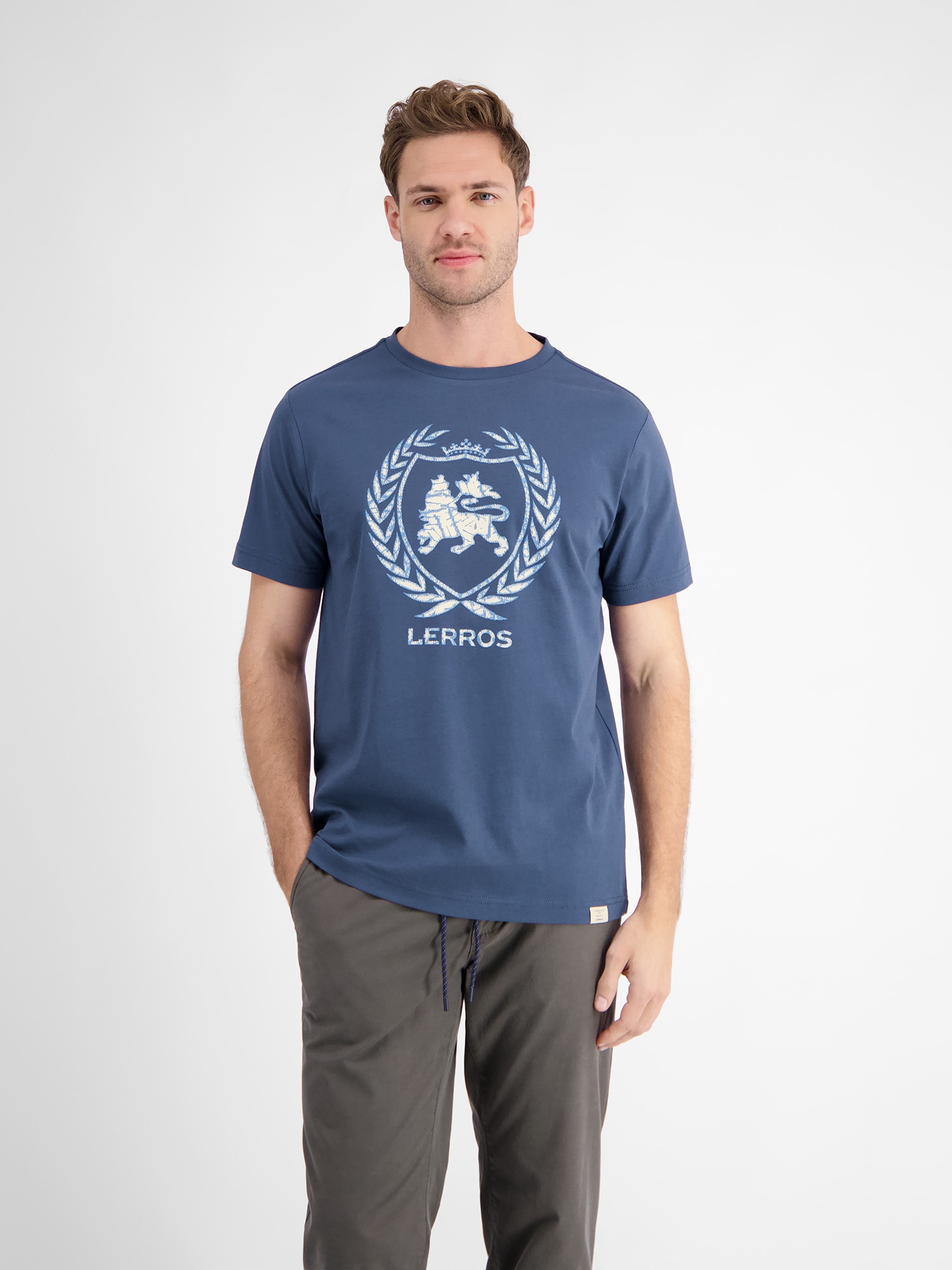 LERROS T-Shirt »LERROS T-Shirt mit Logoprint«