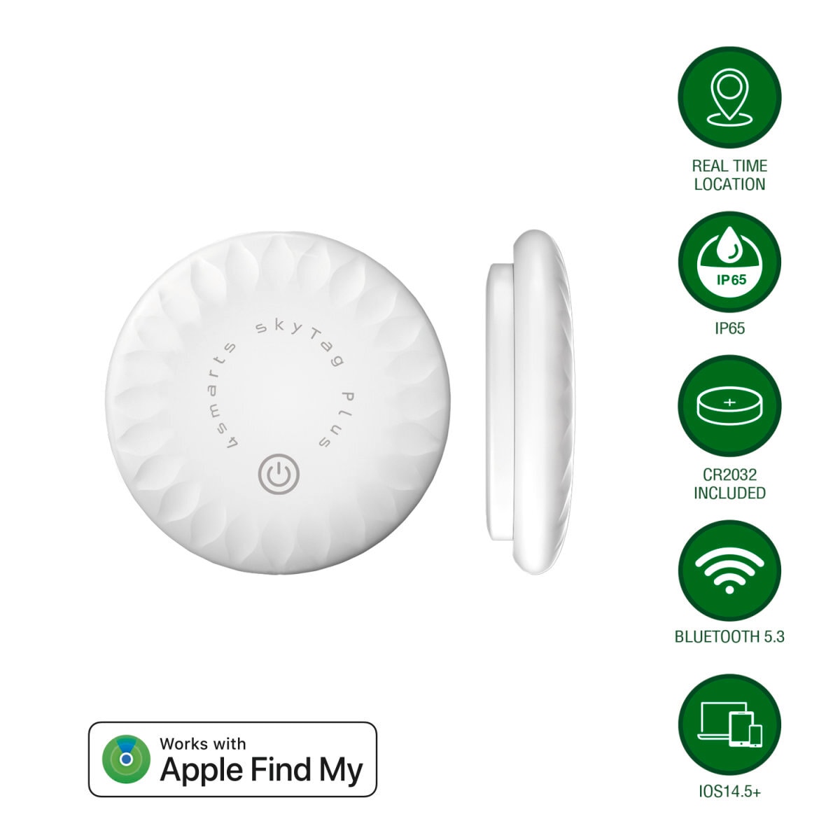 4smarts GPS-Tracker »SkyTag Plus 2er Pack«, (Packung, 2 St., 2x SkyTag Plus)