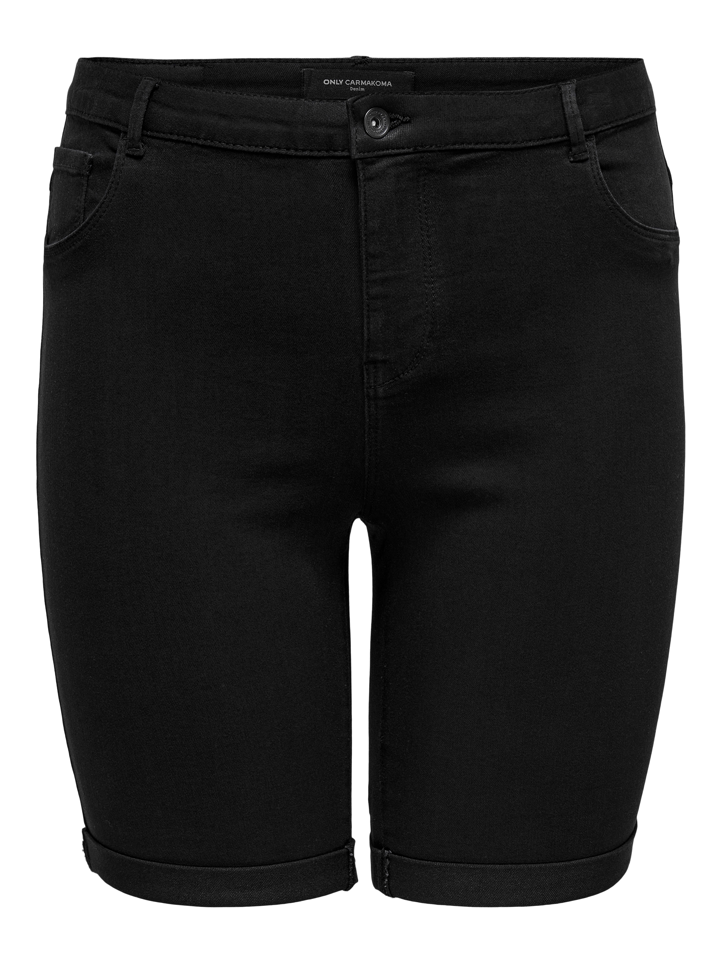 ONLY CARMAKOMA Jeansshorts »CARTHUNDER LIFE REG LONG SHORTS DNM«