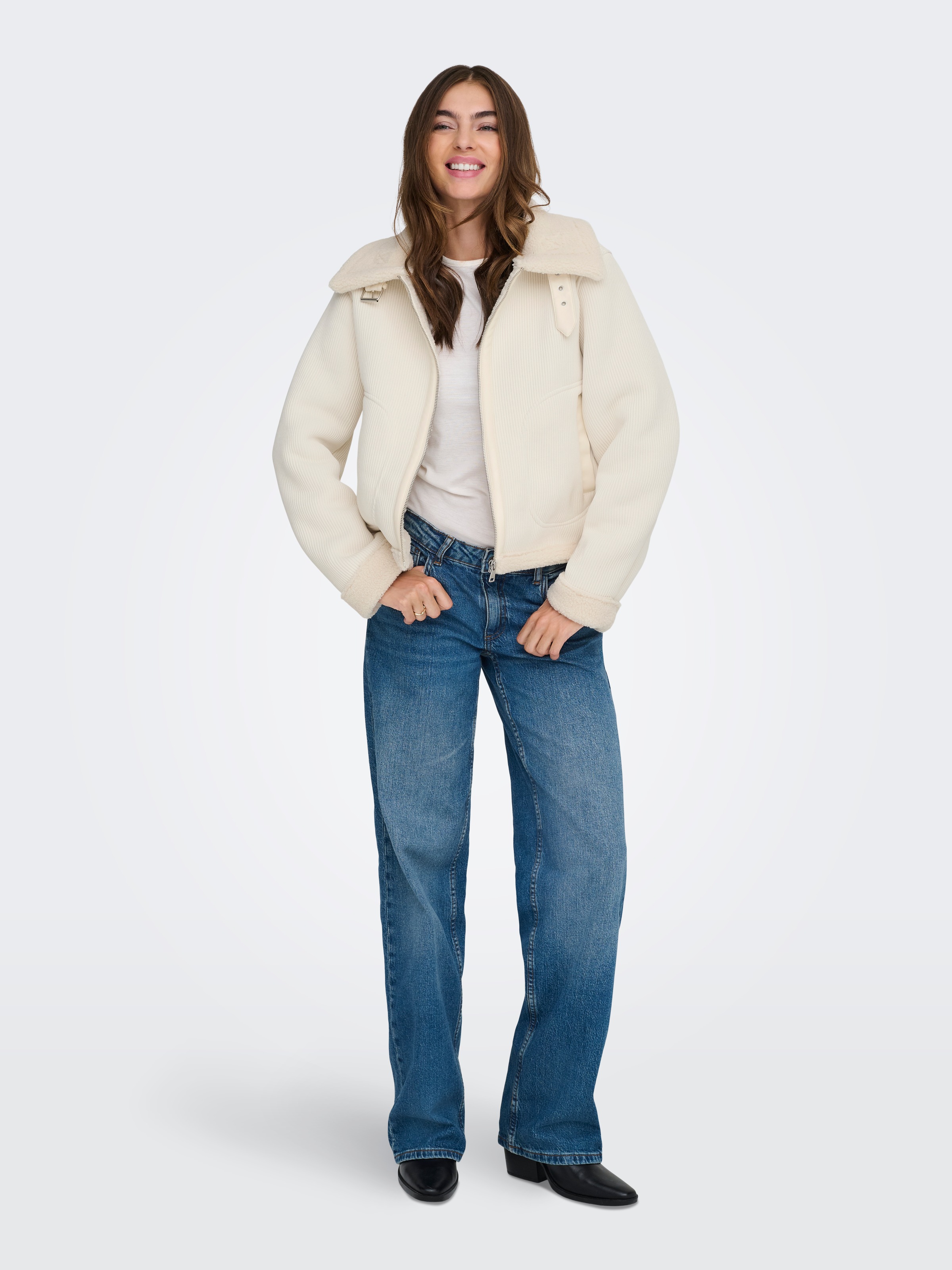 ONLY Cordjacke »ONLKINGSTON CORD BOND JACKET CC OTW« ohne Kapuze