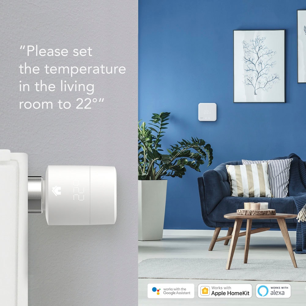 Tado Heizkörperthermostat »Smartes Heizkörper-Thermostat - Duo Pack, zur Einzelraumsteuerung«