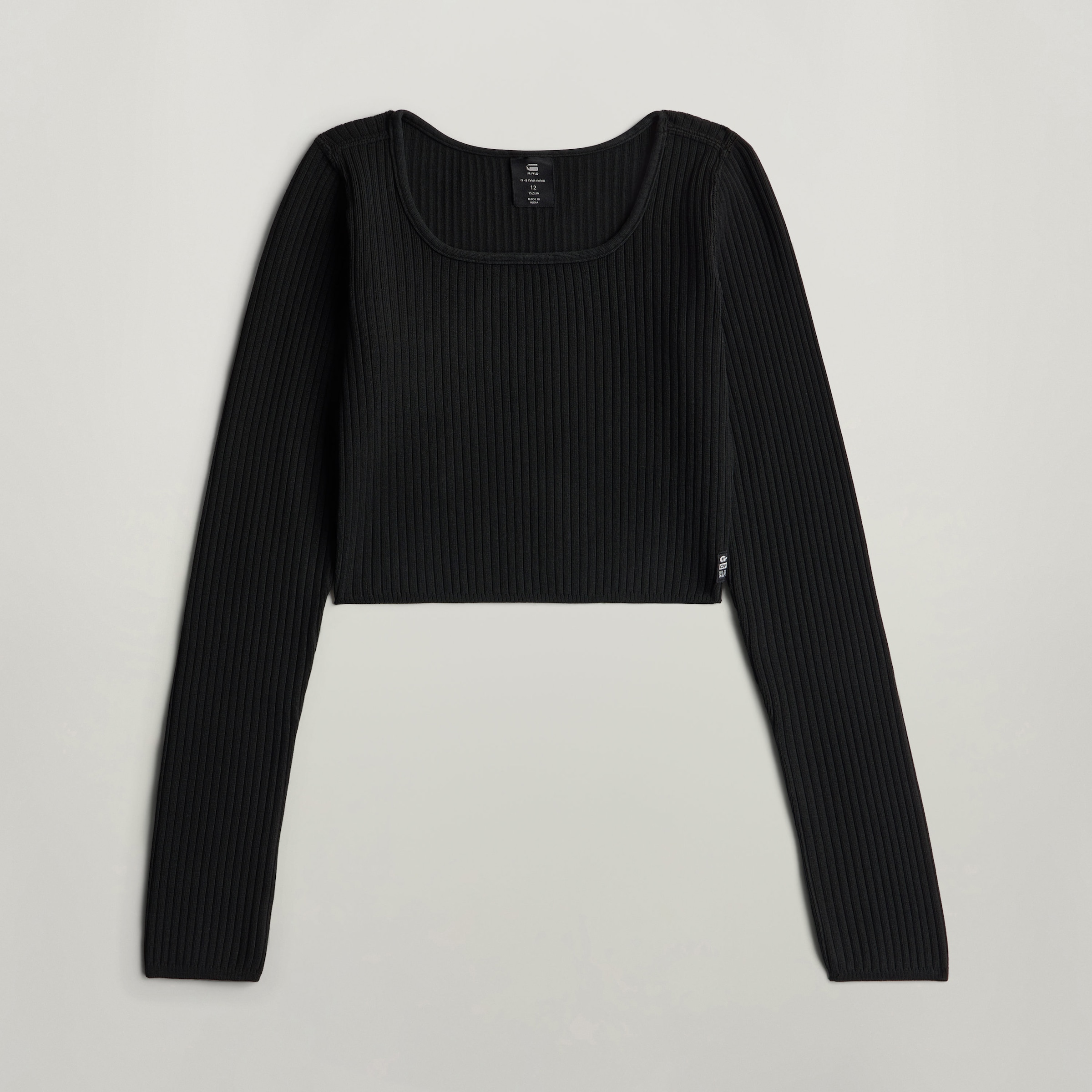 G-STAR Langarmshirt »KIDS, SOUTH TEE LS 2-PACK G« Packung,  in gerippter Struktur, Slim Fit