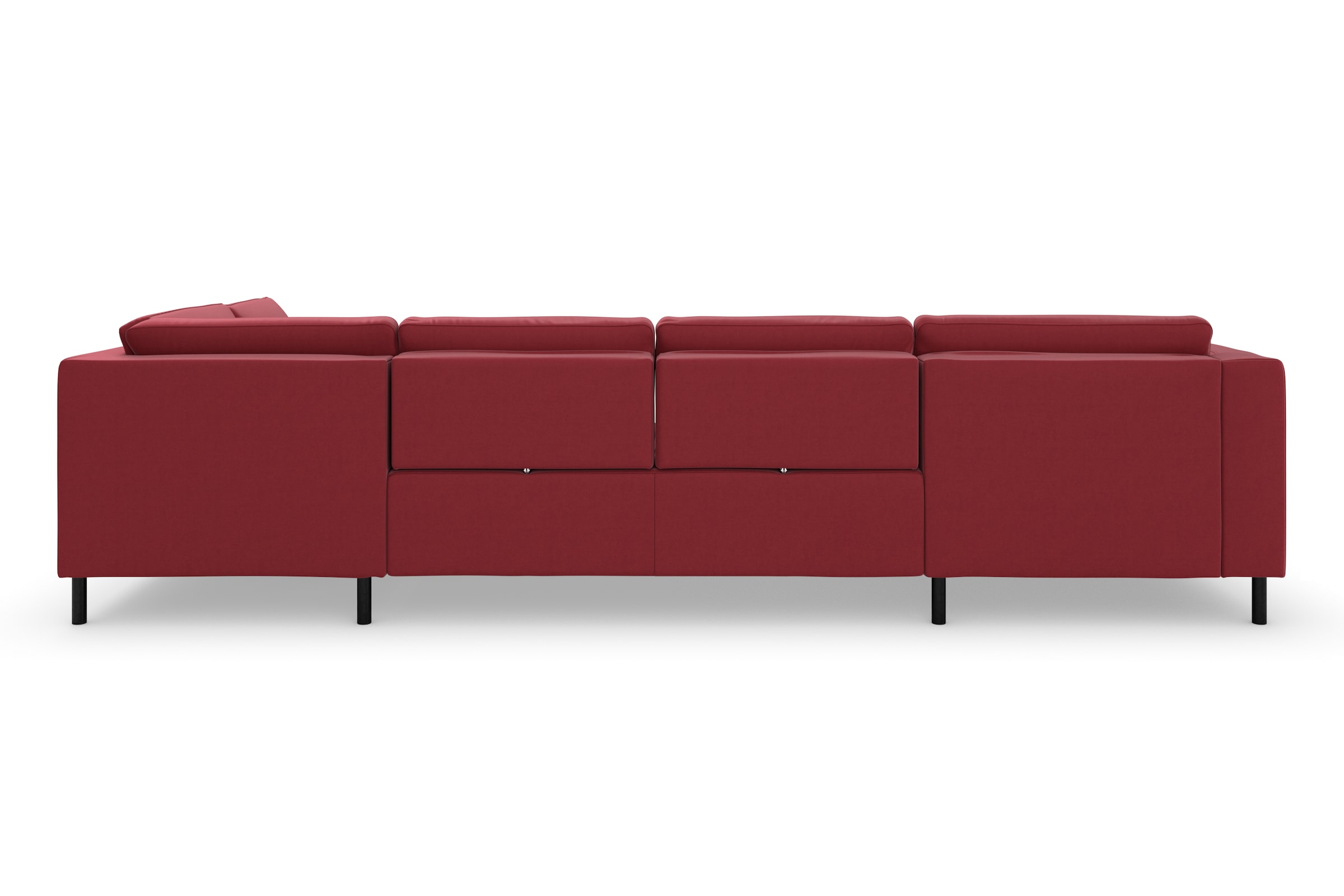 sit&more Wohnlandschaft »Olsen U-Form« inklusive Sitztiefenverstellung, wahlweise mit Bettfunktion, 15cm hoch