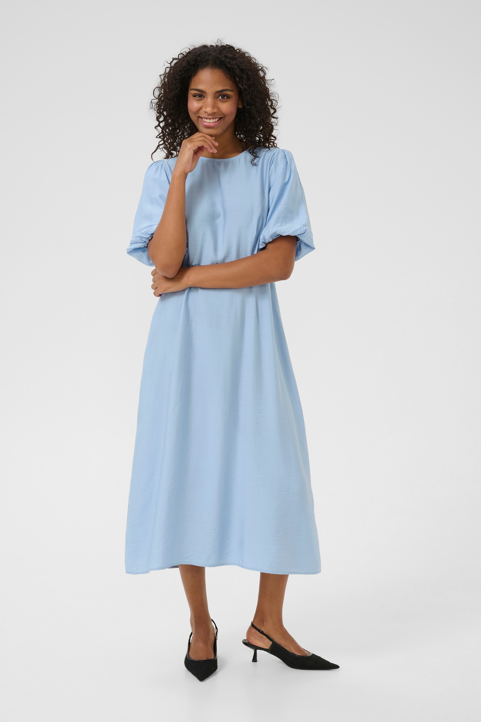 KAFFE Midikleid »Kleid KApaco«