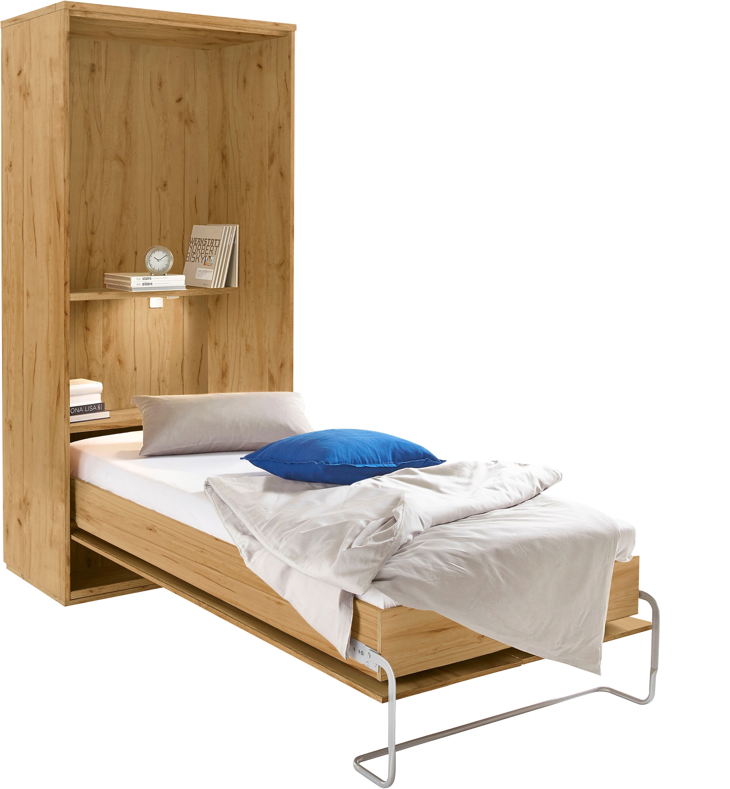 priess Schrankbett »Ancona« mit Regal und LED-Beleuchtung