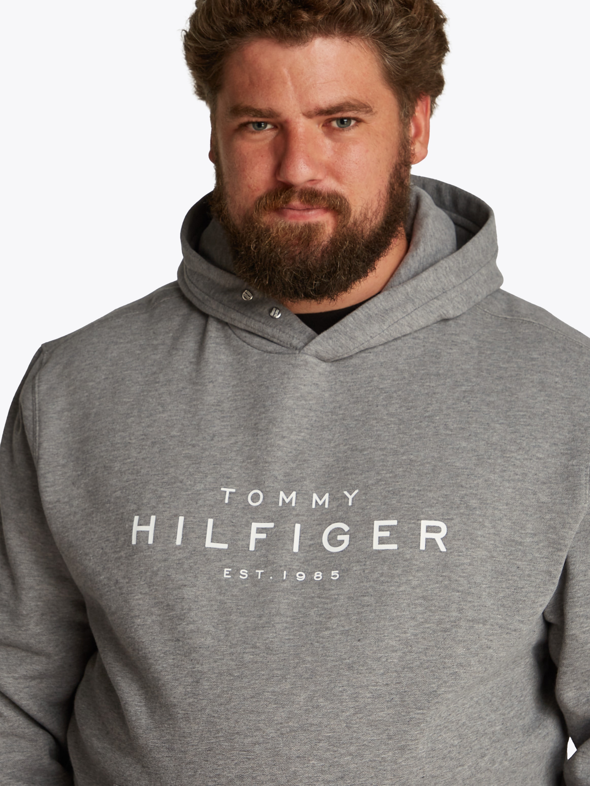 Tommy Hilfiger Big & Tall Sweatshirt »BT-TOMMY HILFIGER HOODY-B«, in Großen Größen, Logostickerei