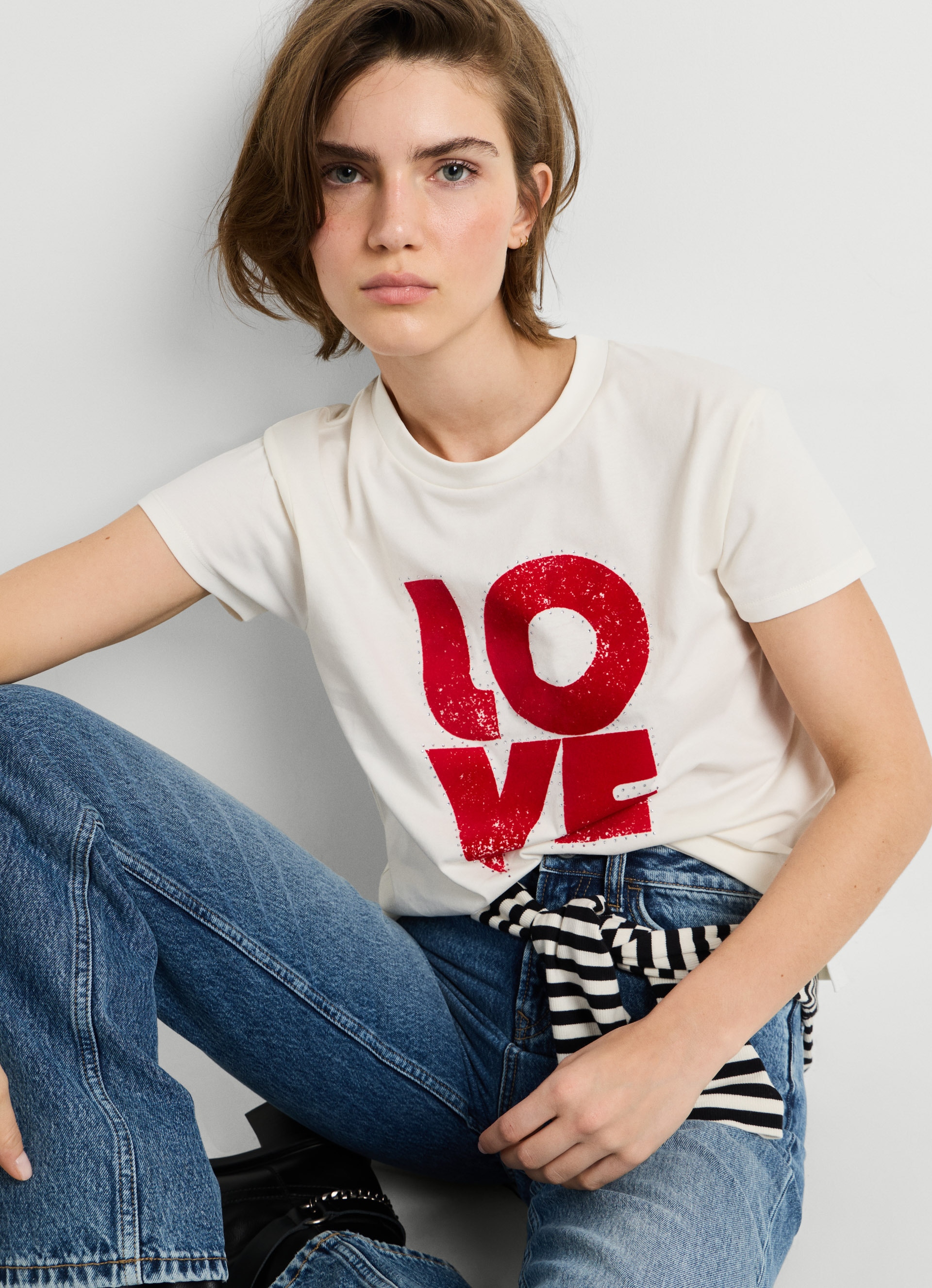 Pepe Jeans T-Shirt »BEATRISA« mit Frontprint, Rundhals