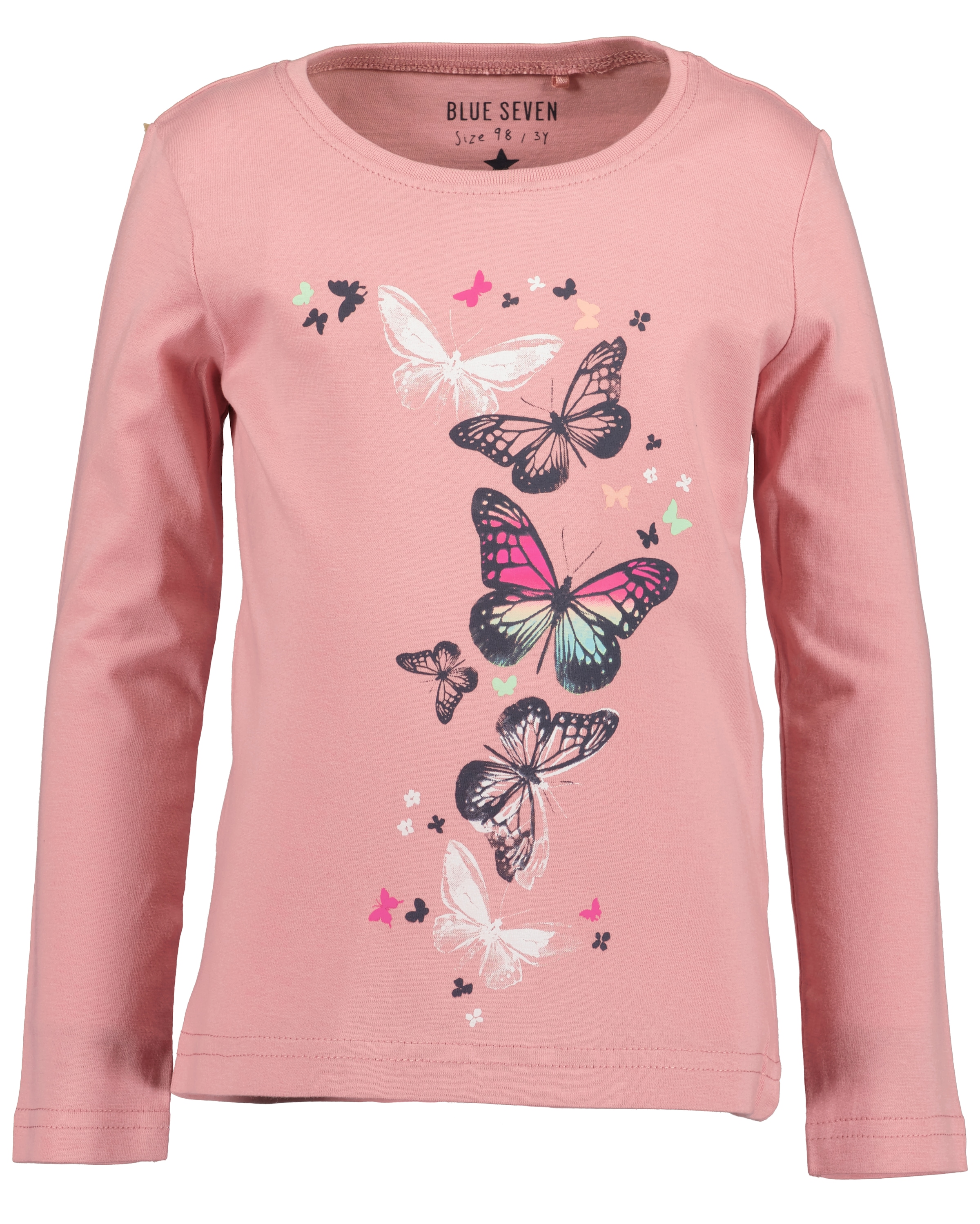 Blue Seven Langarmshirt, (Packung, 2 tlg.), mit tollen Frontmotiven