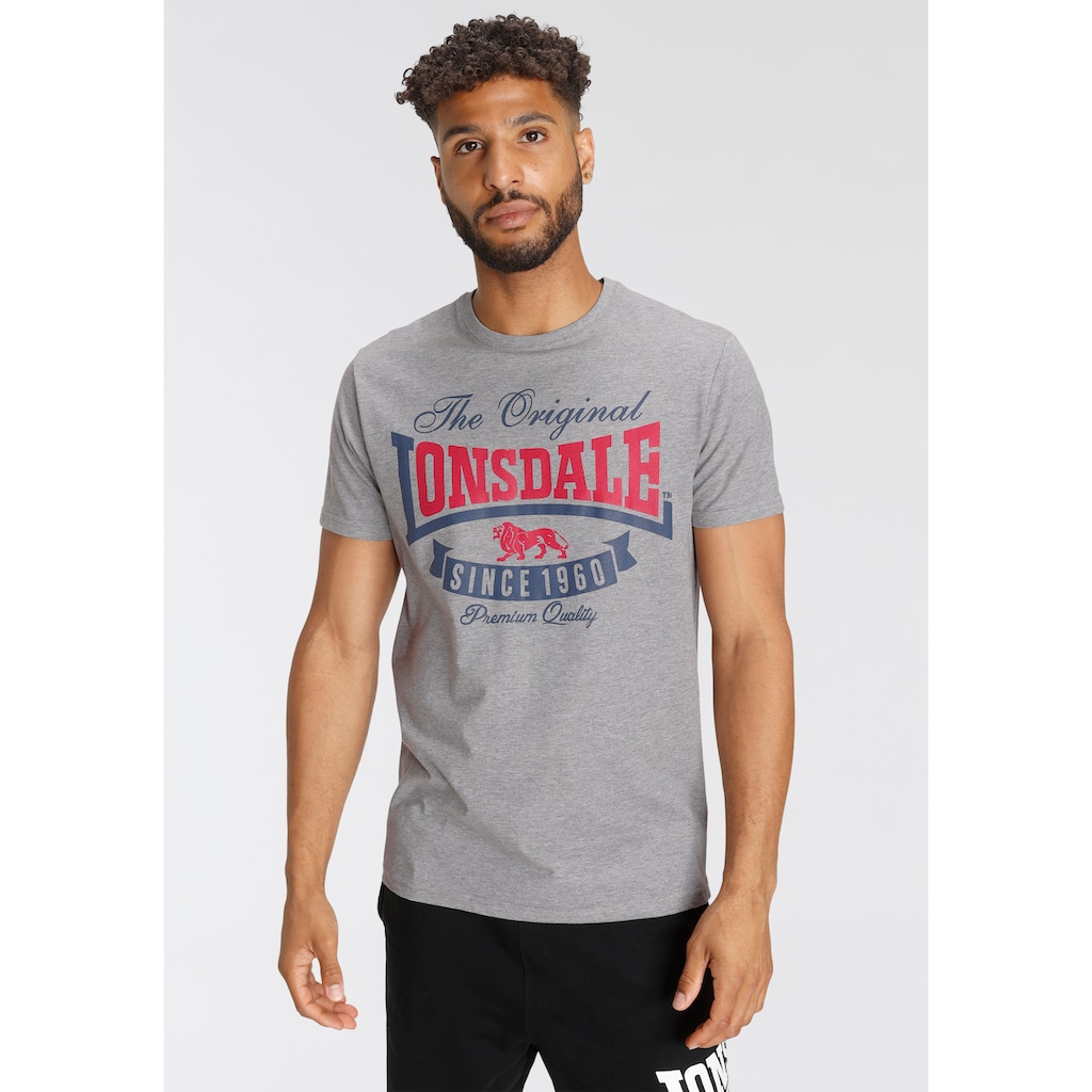 Lonsdale T-Shirt »GEARACH«, (Packung, 2er-Pack)