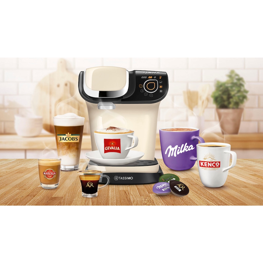 TASSIMO Kapselmaschine »My Way 2 TAS6507, Personalisierung, über 70 Getränke«, mit Wasserfilter, inkl. 2 Gläser »by WMF« im Wert von 9,99 € UVP