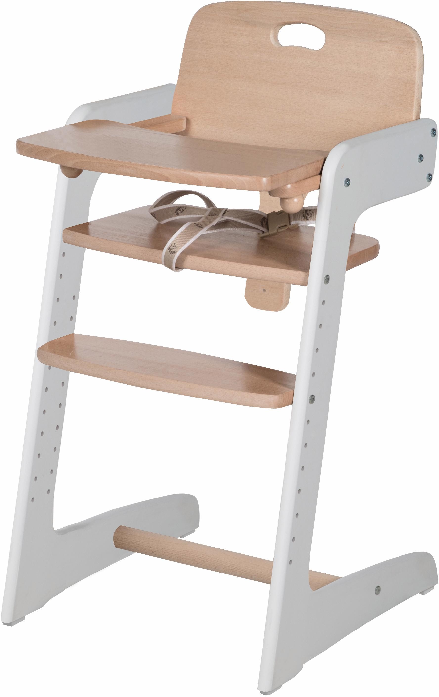 Up, aus Online Hochstuhl »Treppenhochstuhl, roba® OTTO Kid natur/weiß«, Shop Holz