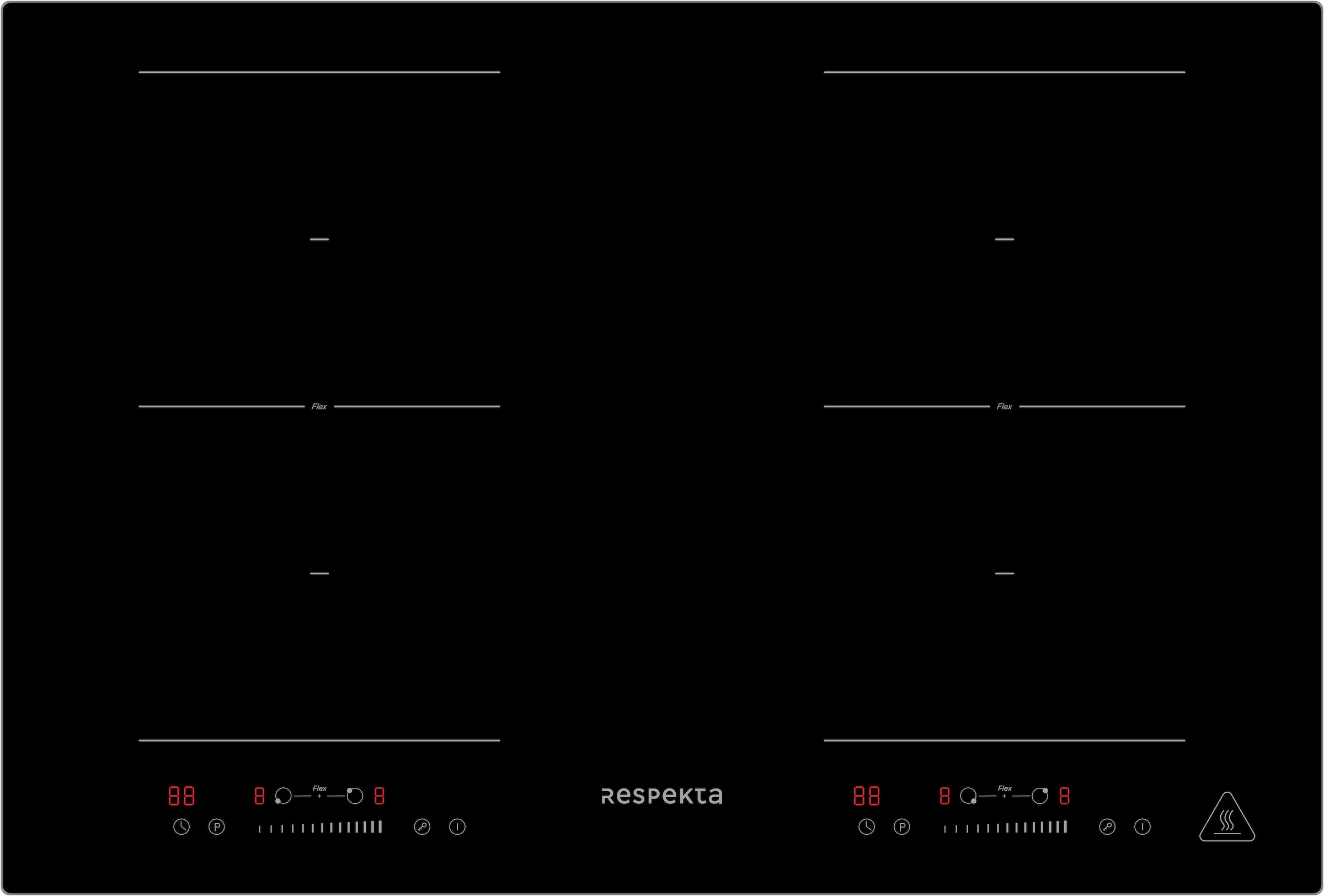 RESPEKTA Küche »Gabriel« wechselseitig aufbaubar, als Doppelblock stellbar