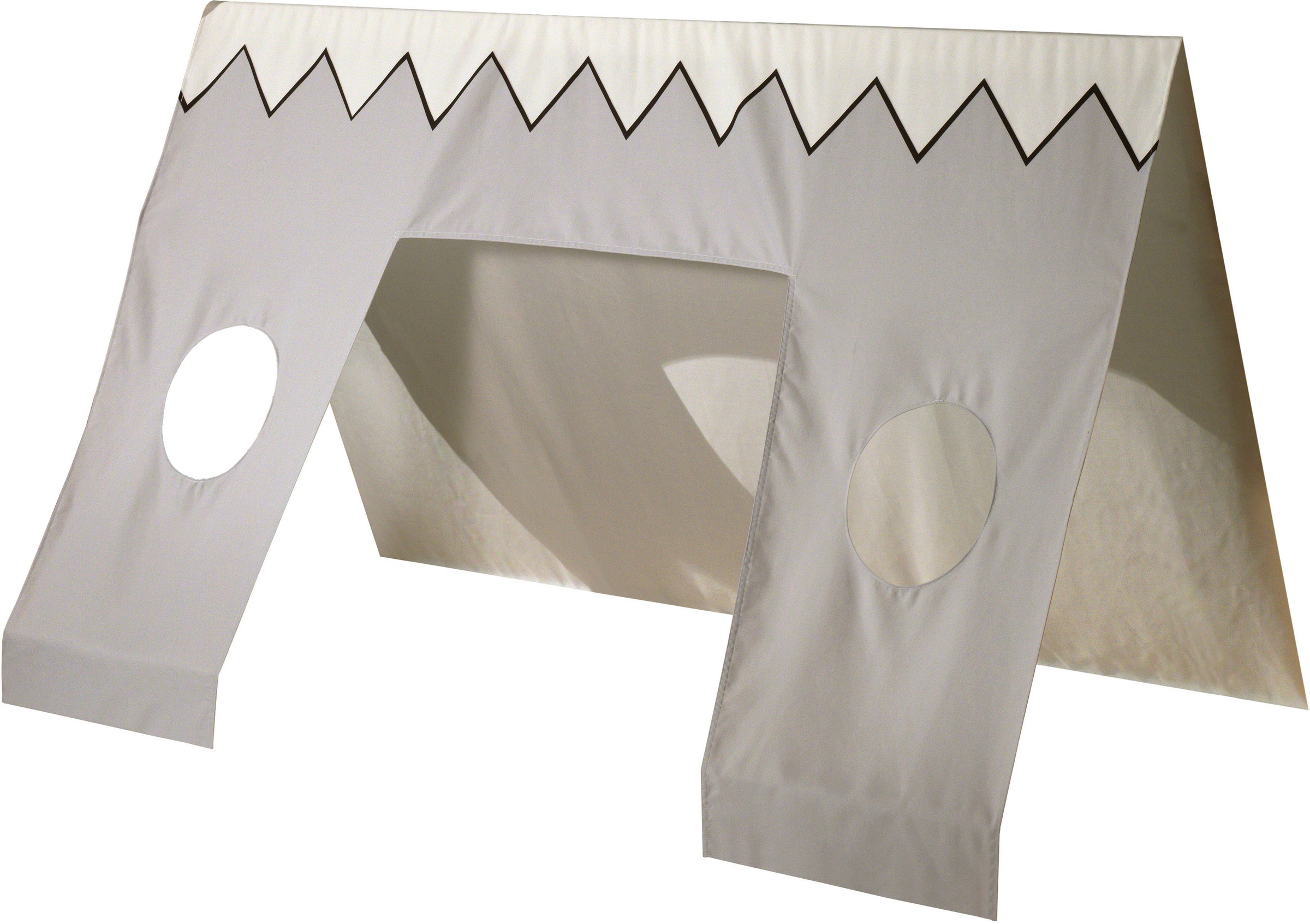 Vipack Kinderbett »Tipi«, (Made in Europe), mit Rolllattenrost und Zeltdach, wahlweise mit Schublade