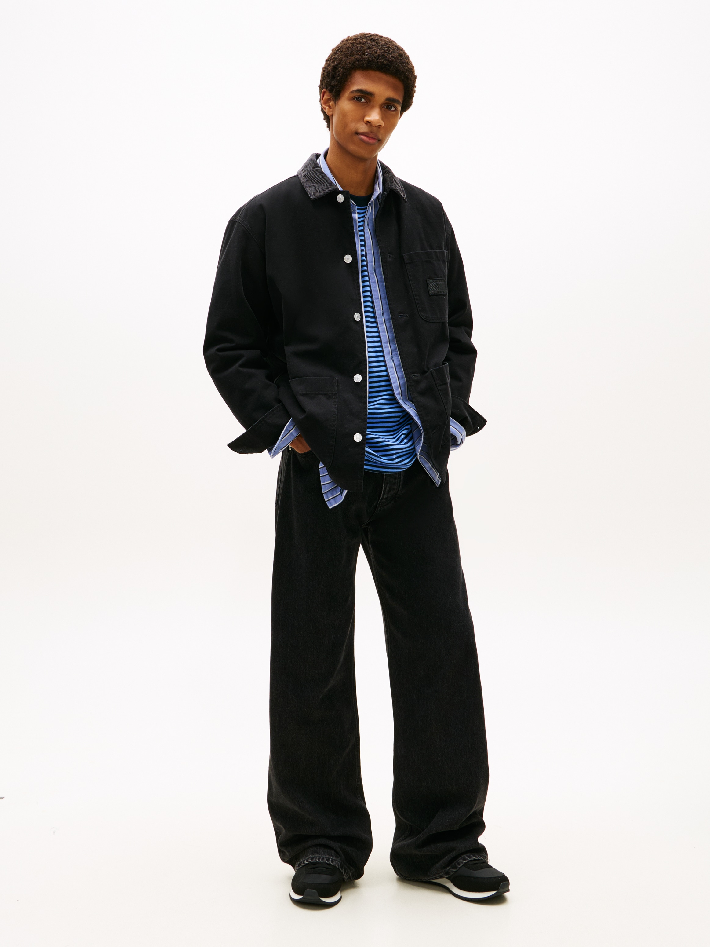 Tommy Jeans Sneaker »TJM  CLASSIC RUNNER«  Freizeitschuh, Halbschuh, Schnürer mit Kontrastbesätzen