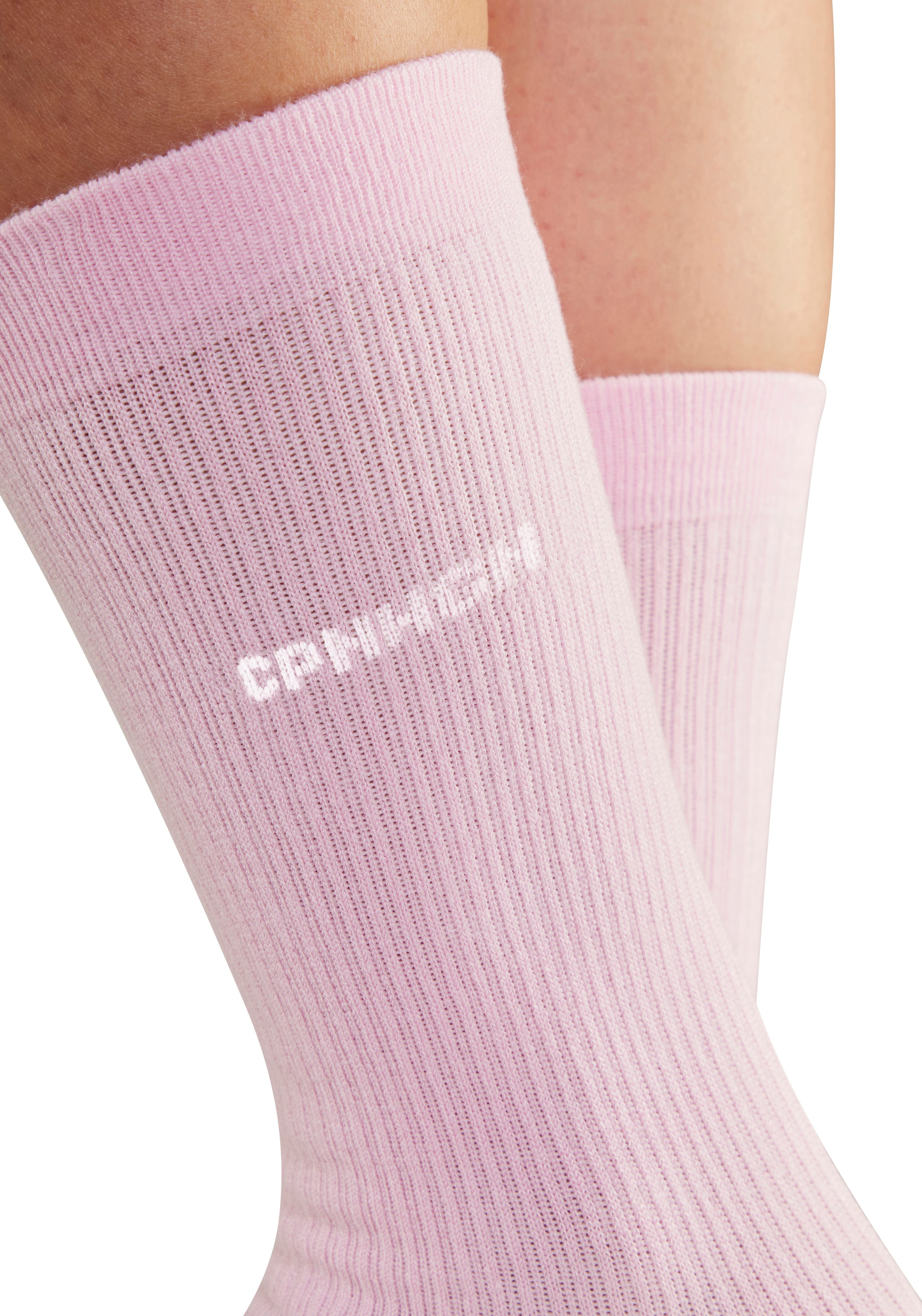 Copenhagen Studios Basicsocken Packung, 3 Paar tlg. mit Rippstruktur und Stickerei