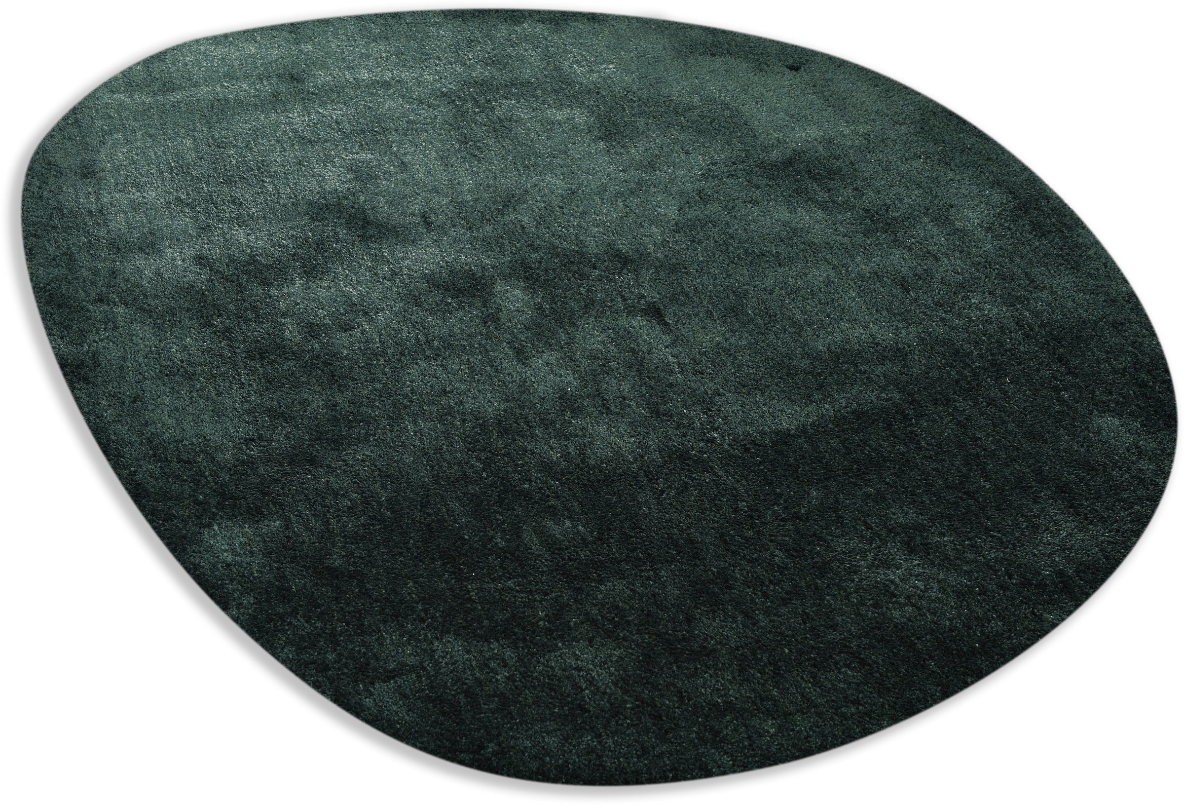 TOM TAILOR HOME Hochflor-Teppich »Shaggy Teppich Cozy«, oval, 25 mm Höhe, Uni Farben, auch in Pastell Farben, ideal im Wohnzimmer & Schlafzimmer