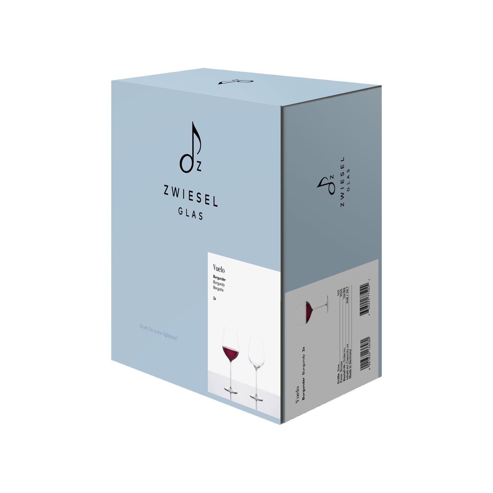 Zwiesel Glas Rotweinglas »Burgunder Rotweingläser VUELO 848 ml 6er Set transparent« Spülmaschinengeeignet